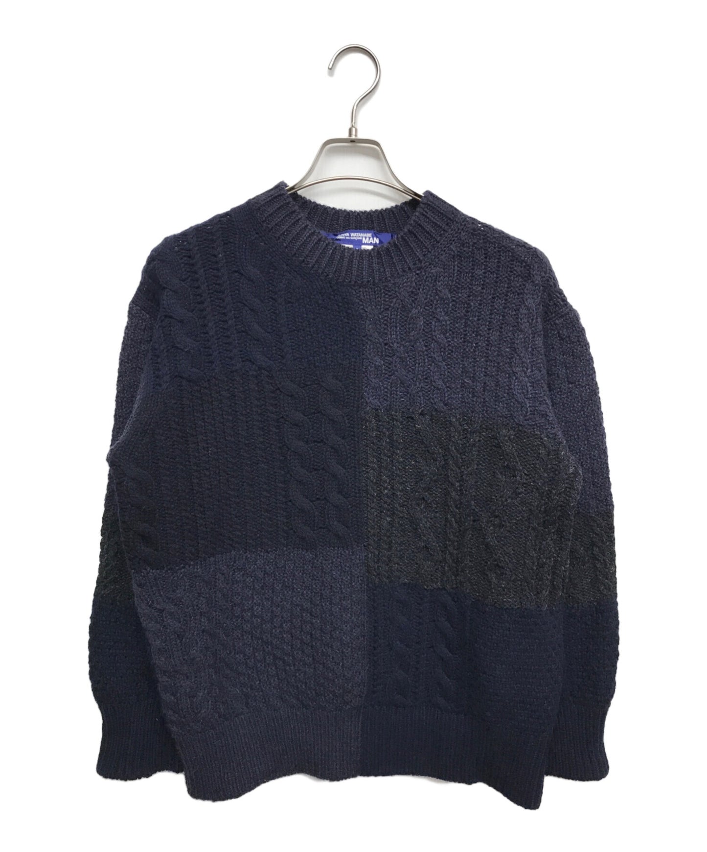 [Pre-owned] COMME des GARCONS JUNYA WATANABE MAN Shetland and Wool Aran Pattern Knitted Sweater WH-N007