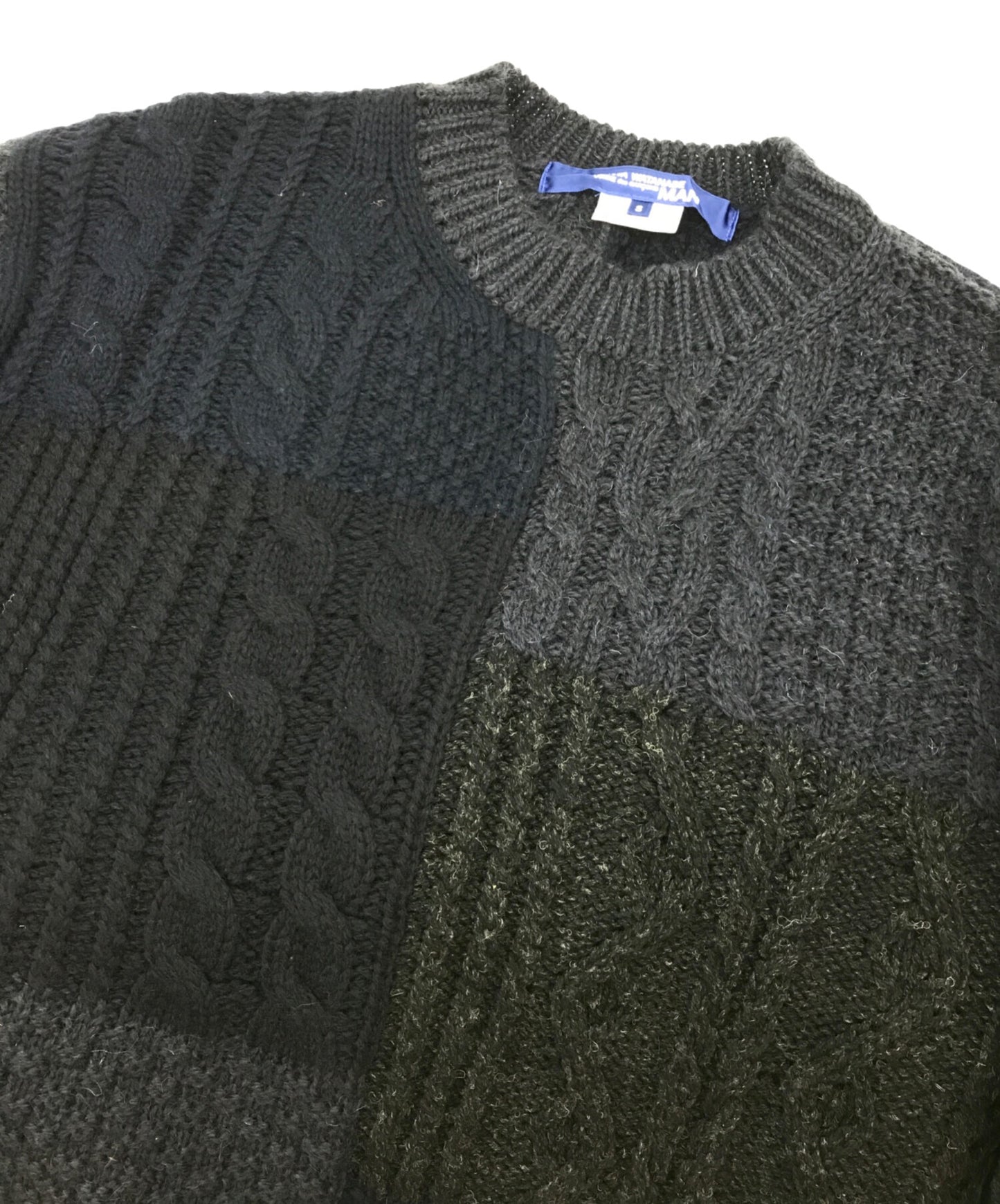 [Pre-owned] COMME des GARCONS JUNYA WATANABE MAN Shetland and Wool Aran Pattern Knitted Sweater WH-N007