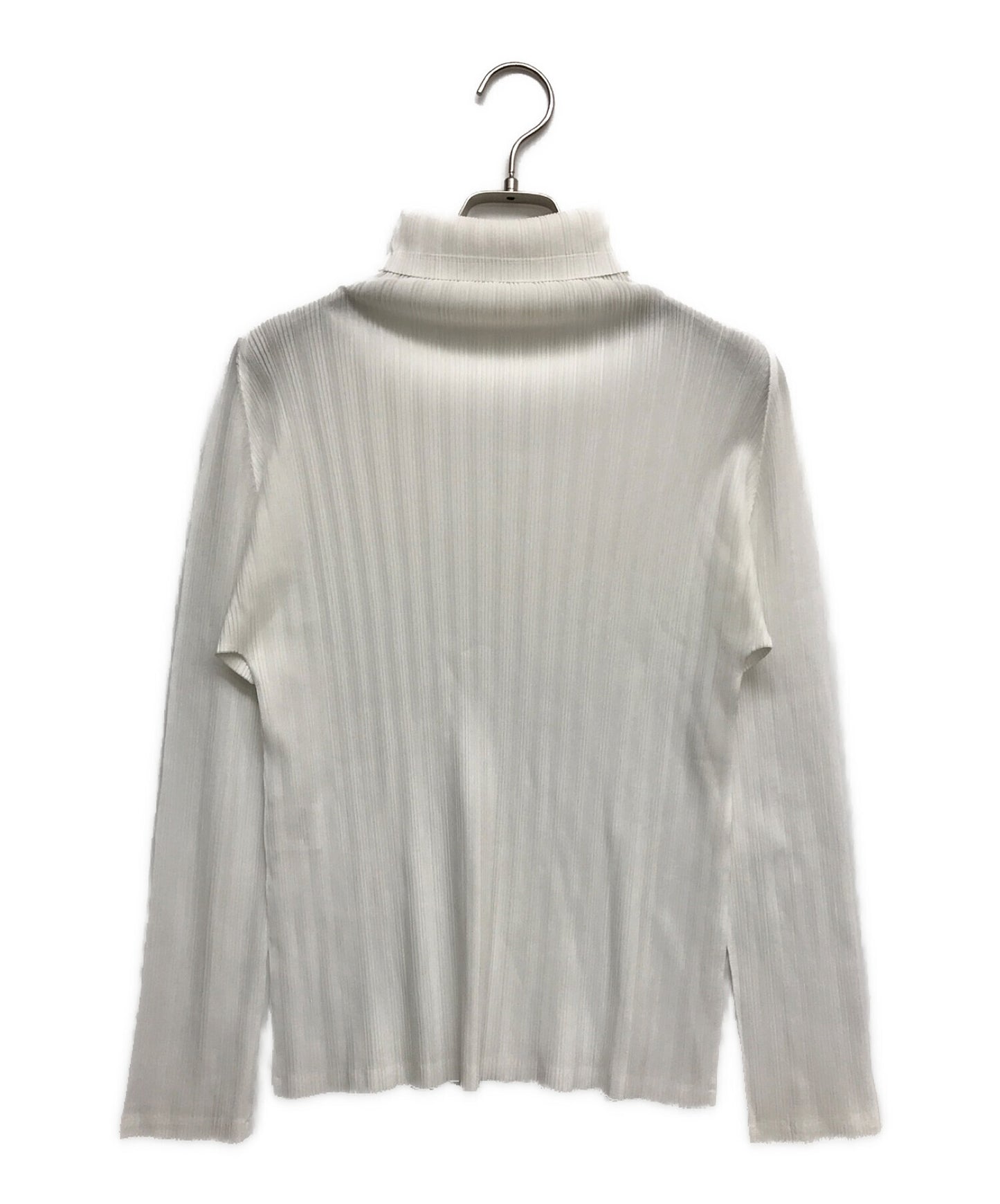 [Pre-owned] PLEATS PLEASE Bottle Neck Pleated Cut and Sewn Cut, Long Sleeves PP55-FK113