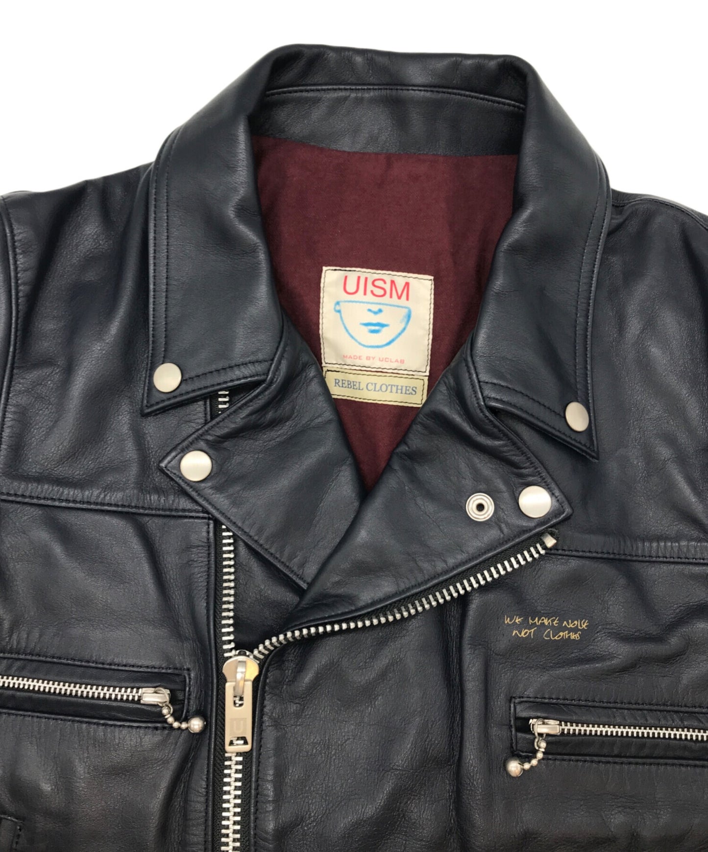 [Pre-owned] UNDERCOVER W Riders Jacket Leather Jacket Jacket UB2B4201