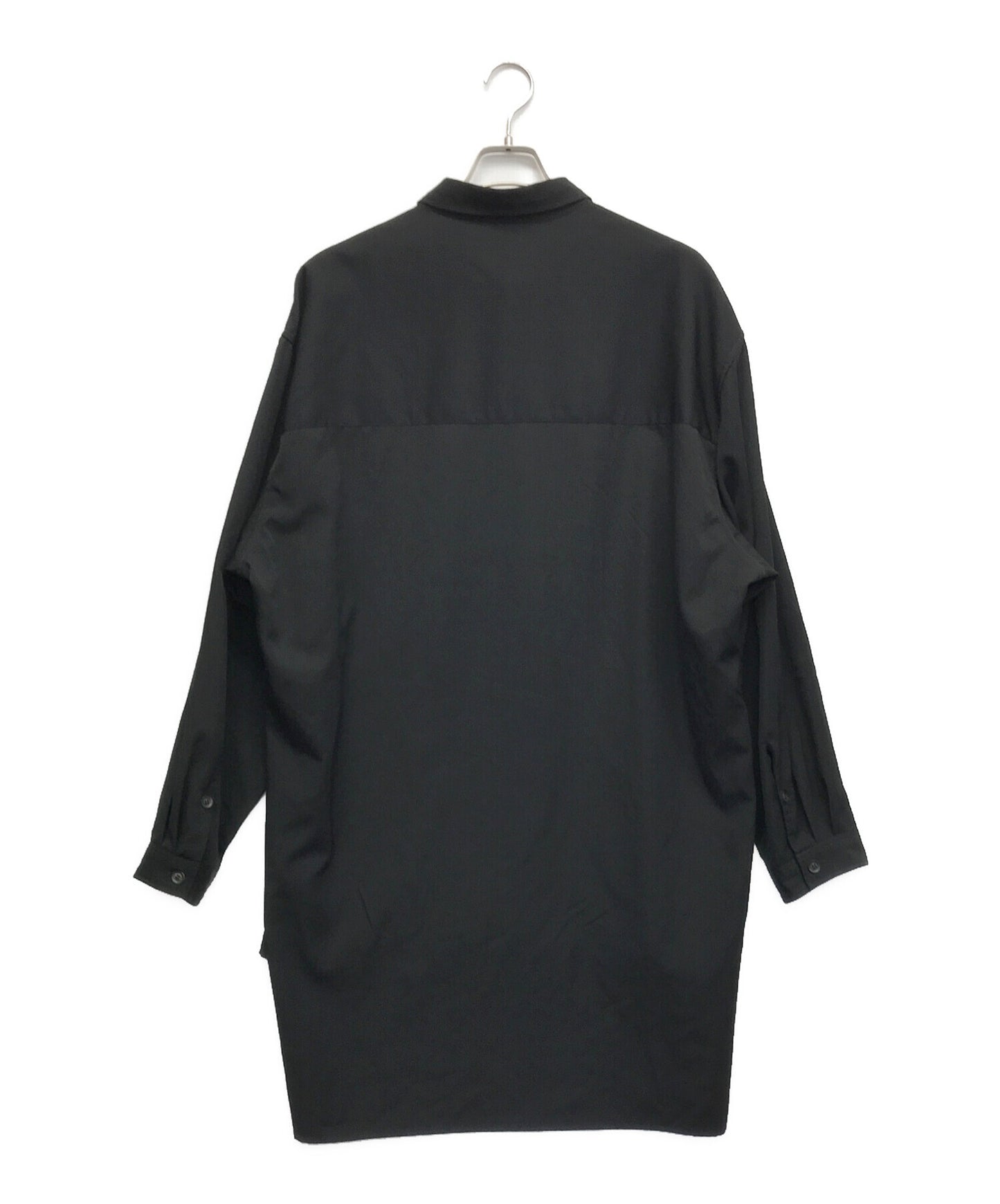 [Pre-owned] Yohji Yamamoto pour homme Front and Back Tiered Blouse Blouse Long Sleeve Shirt Shirt HN-B34-100