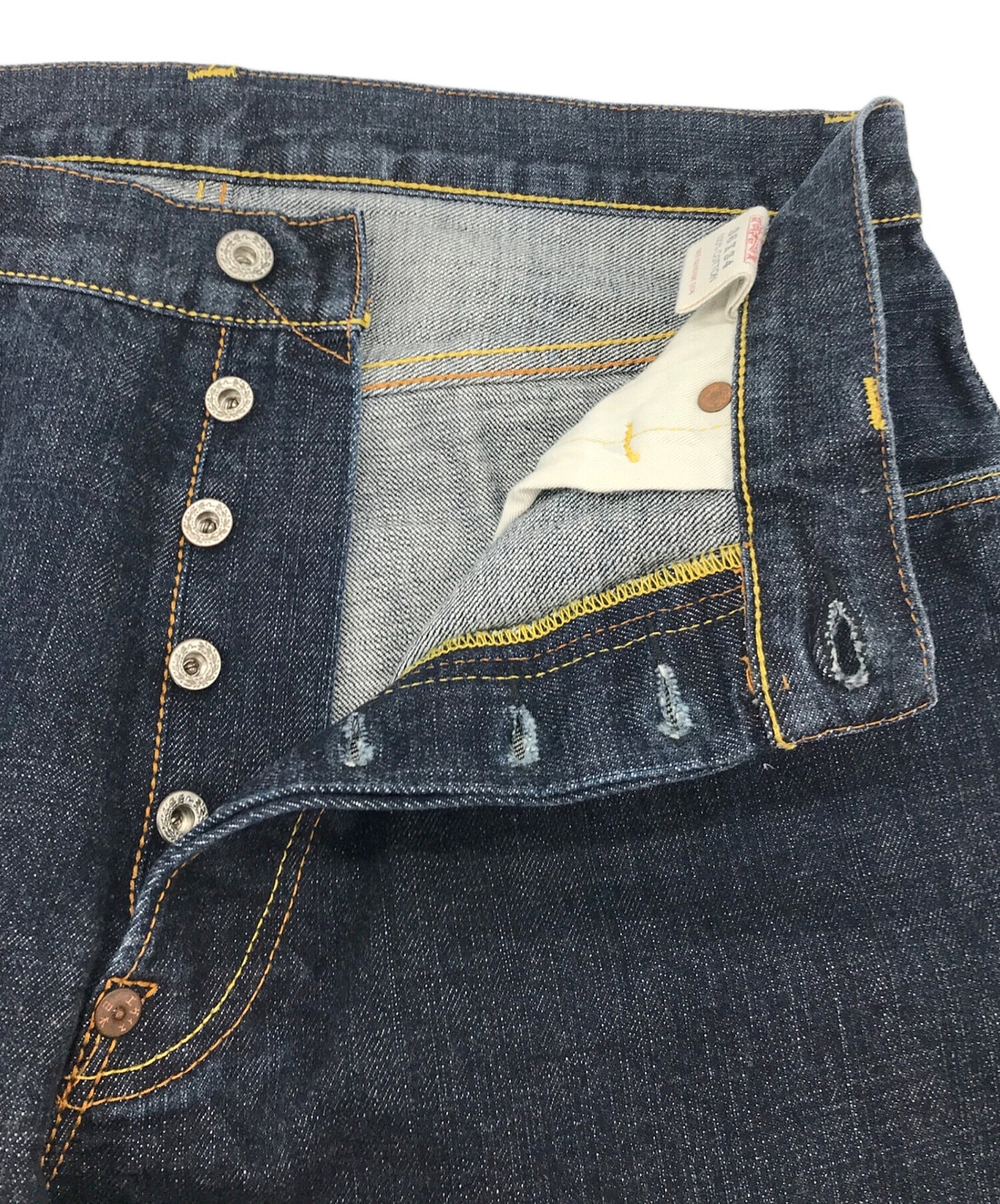 [Pre-owned] EVISU Seagull Snake selvedge denim pants denim pants denim pants 1468