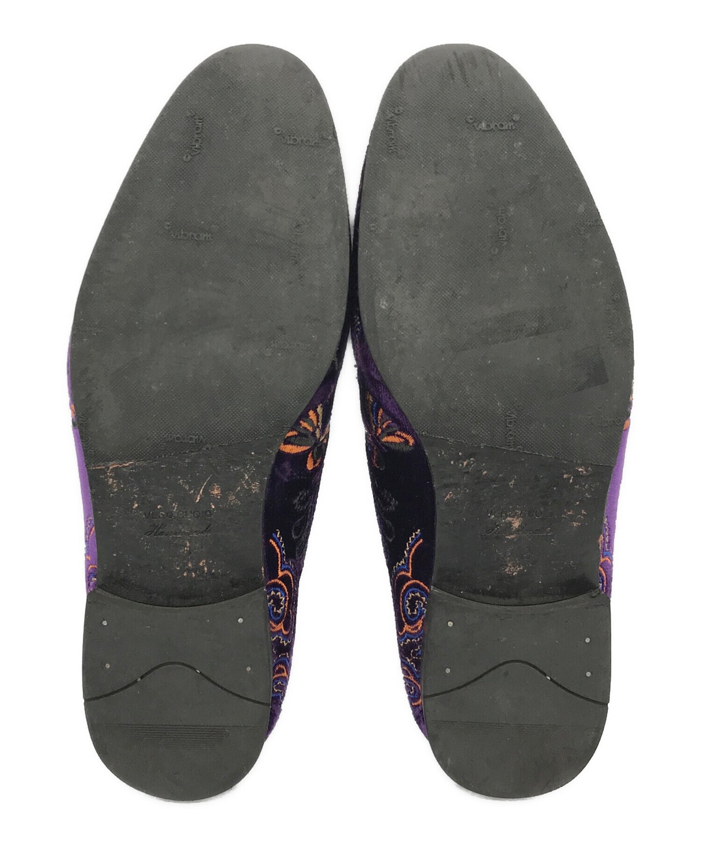 [Pre-owned] Needles Butterfly Embroidered Suede Mules Mule Shoes MB32796