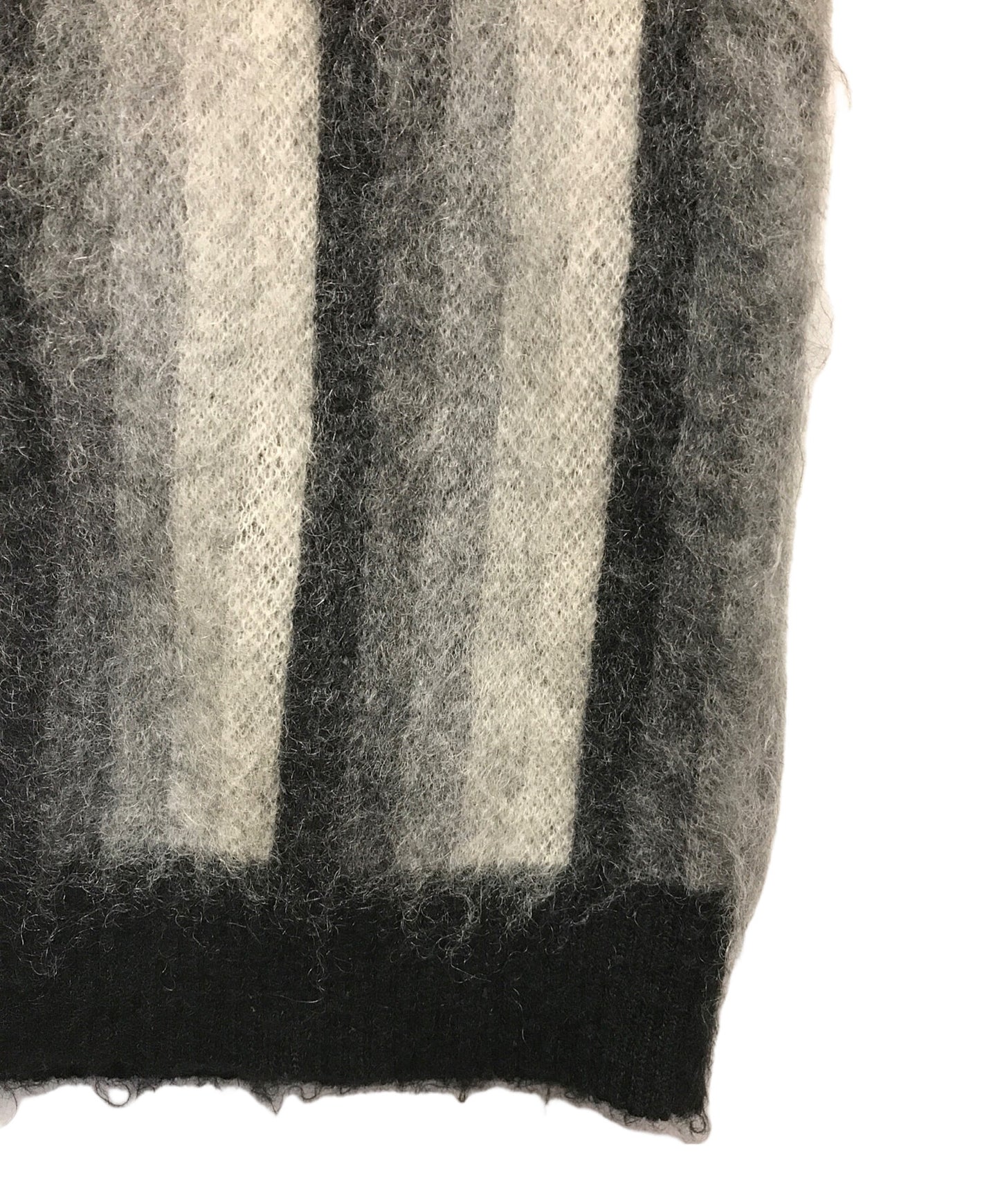 [Pre-owned] Needles Special order mohair striped cardigan knit J0340