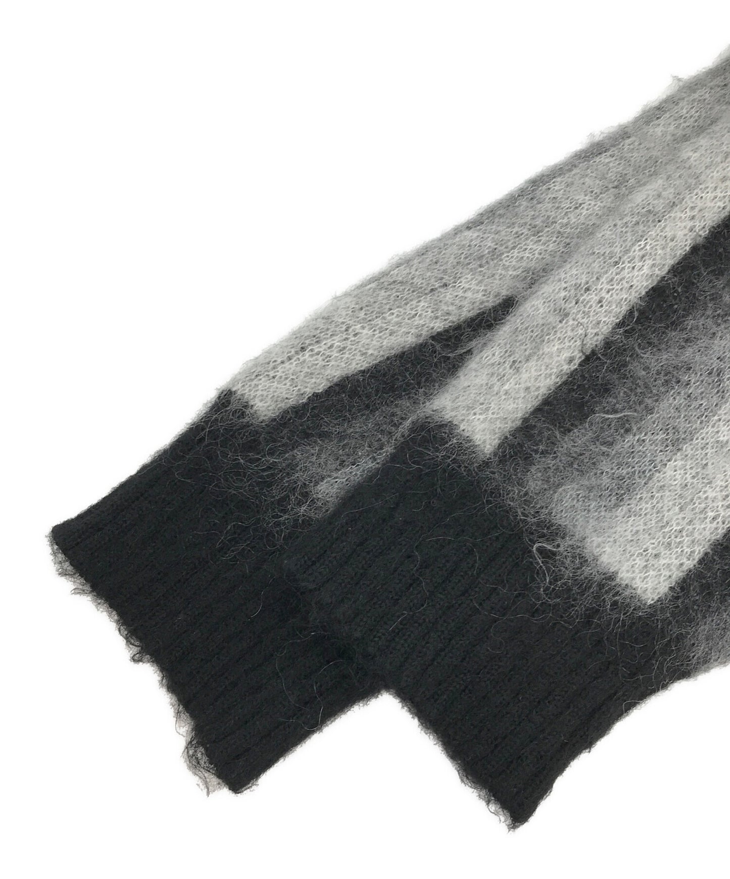 [Pre-owned] Needles Special order mohair striped cardigan knit J0340