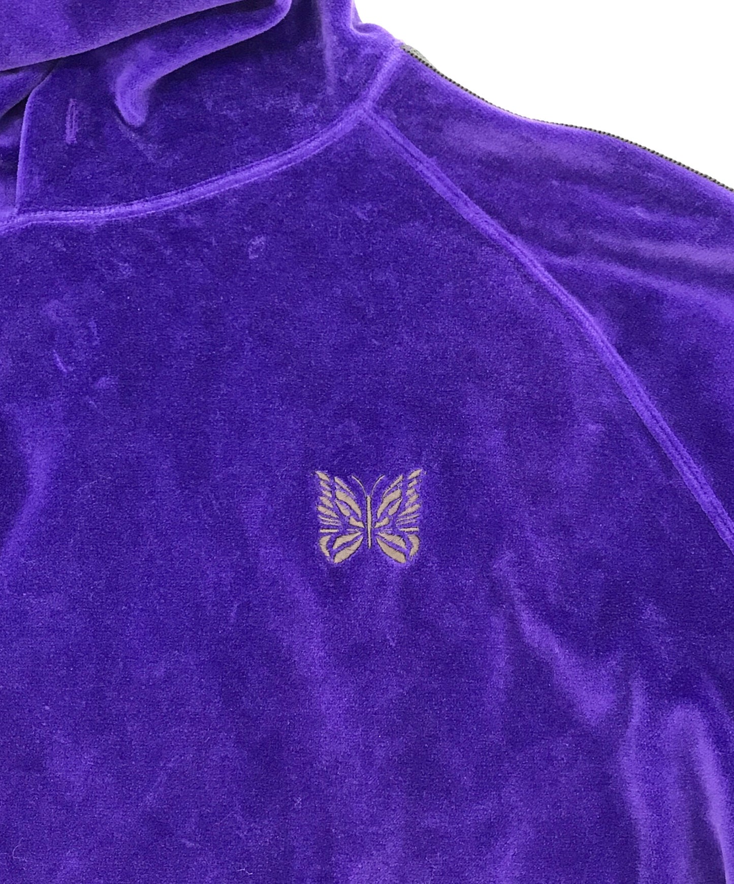 [Pre-owned] Needles Needles Needles TRACK HOODY - C/PE VELOUR Hoodie Top NS252
