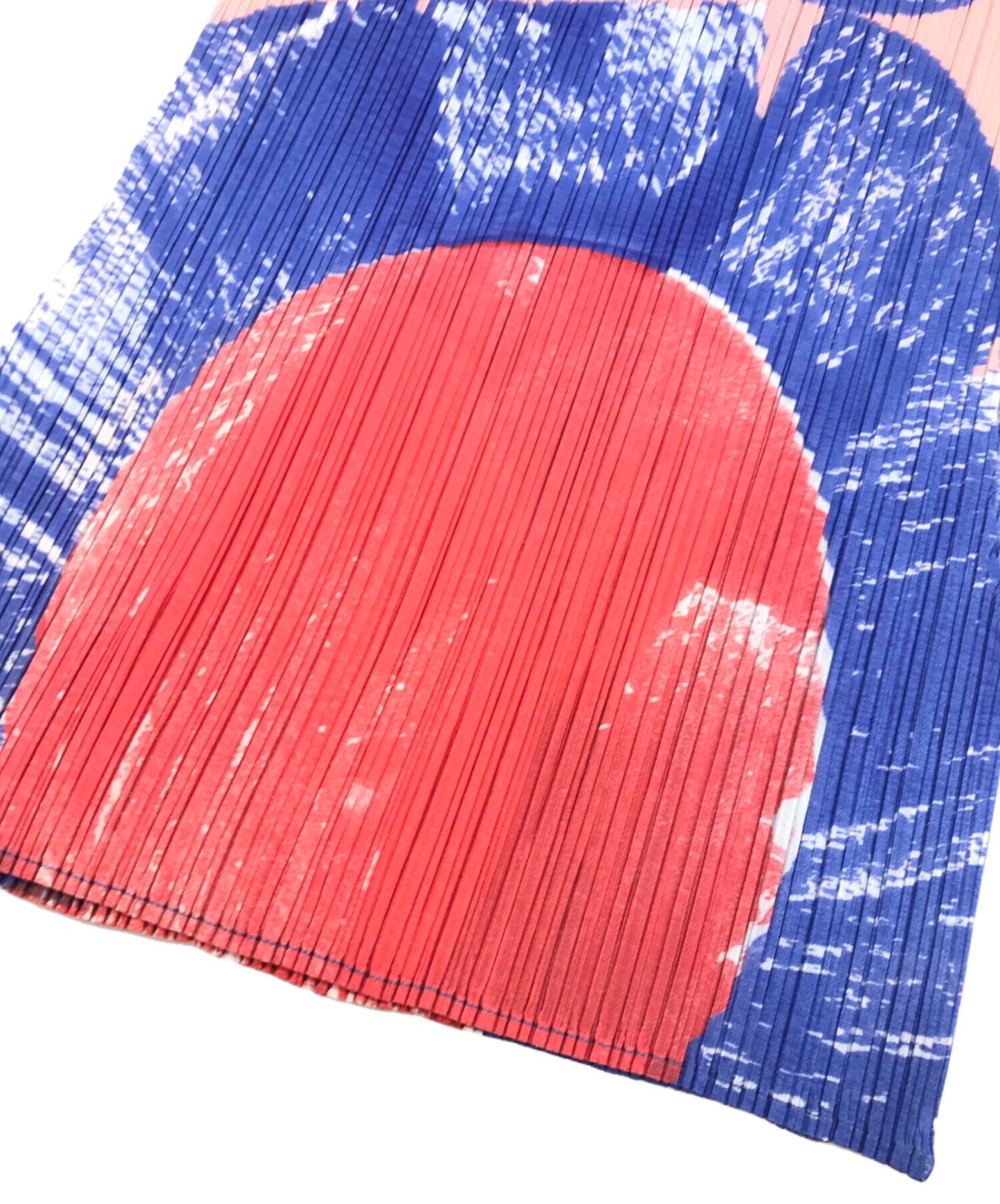 [Pre-owned] PLEATS PLEASE Sleeveless pleated blouse with all-over pattern PP51JK681