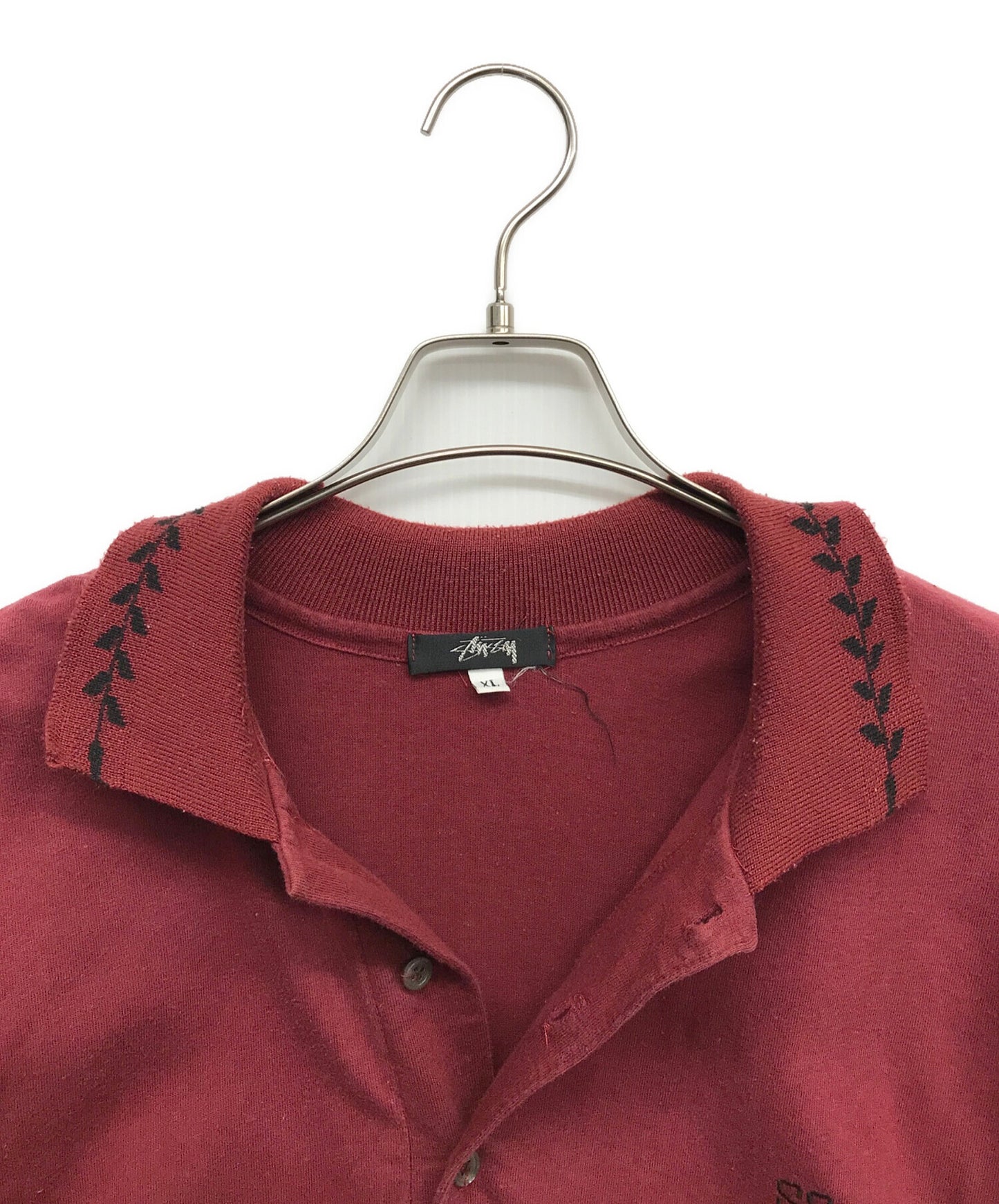 [Pre-owned] stussy Long Sleeve Polo Shirts Polo Shirts