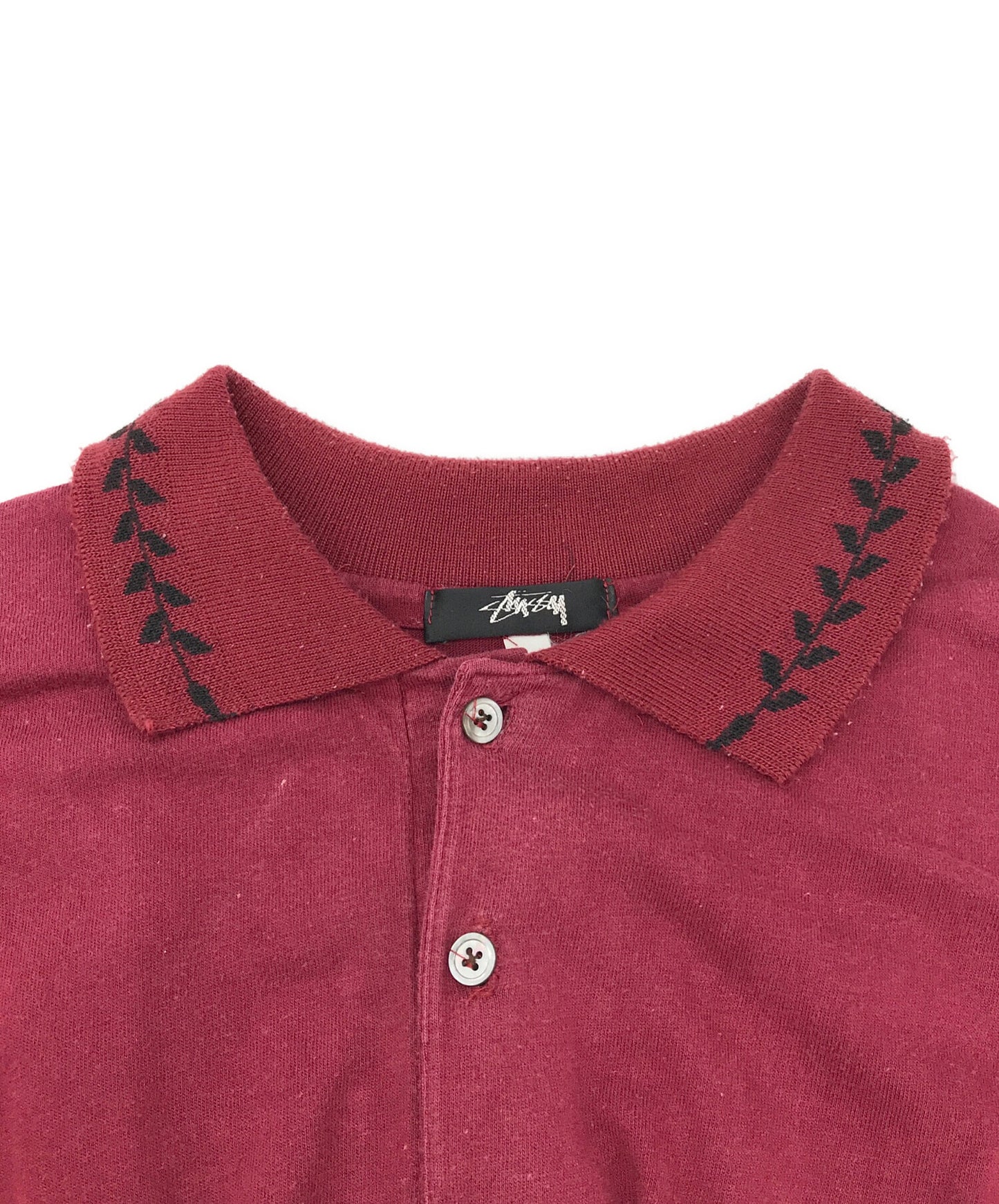 [Pre-owned] stussy Long Sleeve Polo Shirts Polo Shirts