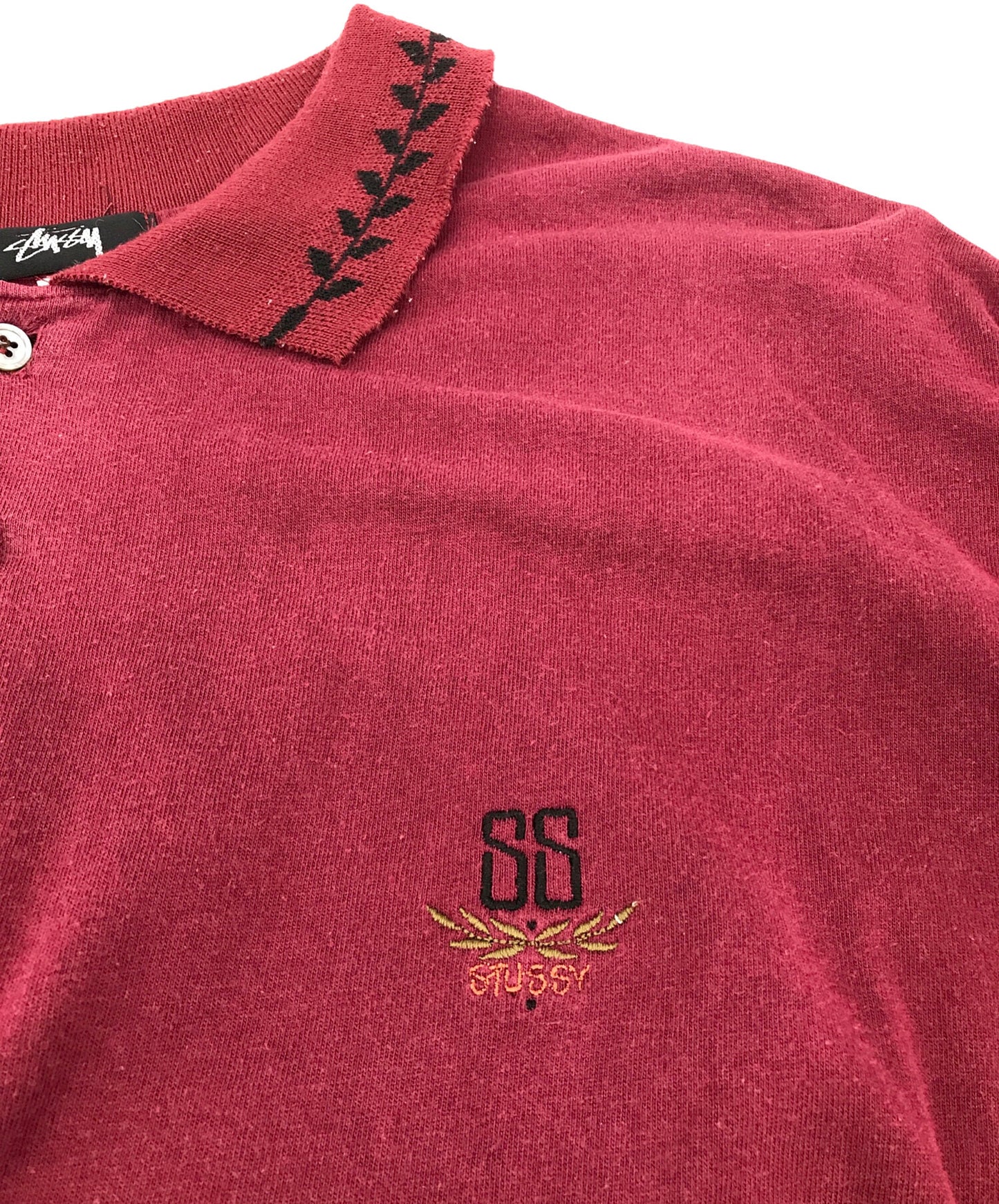 [Pre-owned] stussy Long Sleeve Polo Shirts Polo Shirts