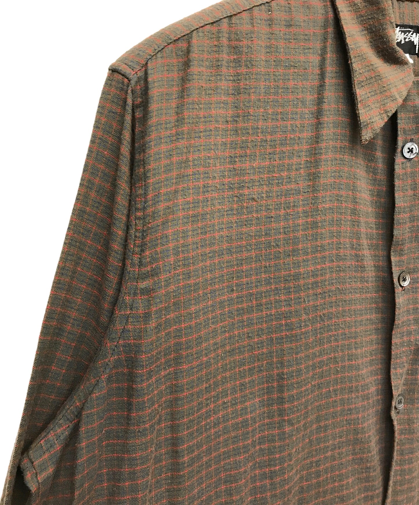 [Pre-owned] stussy Open collar shirt Long sleeve shirt Shirt
