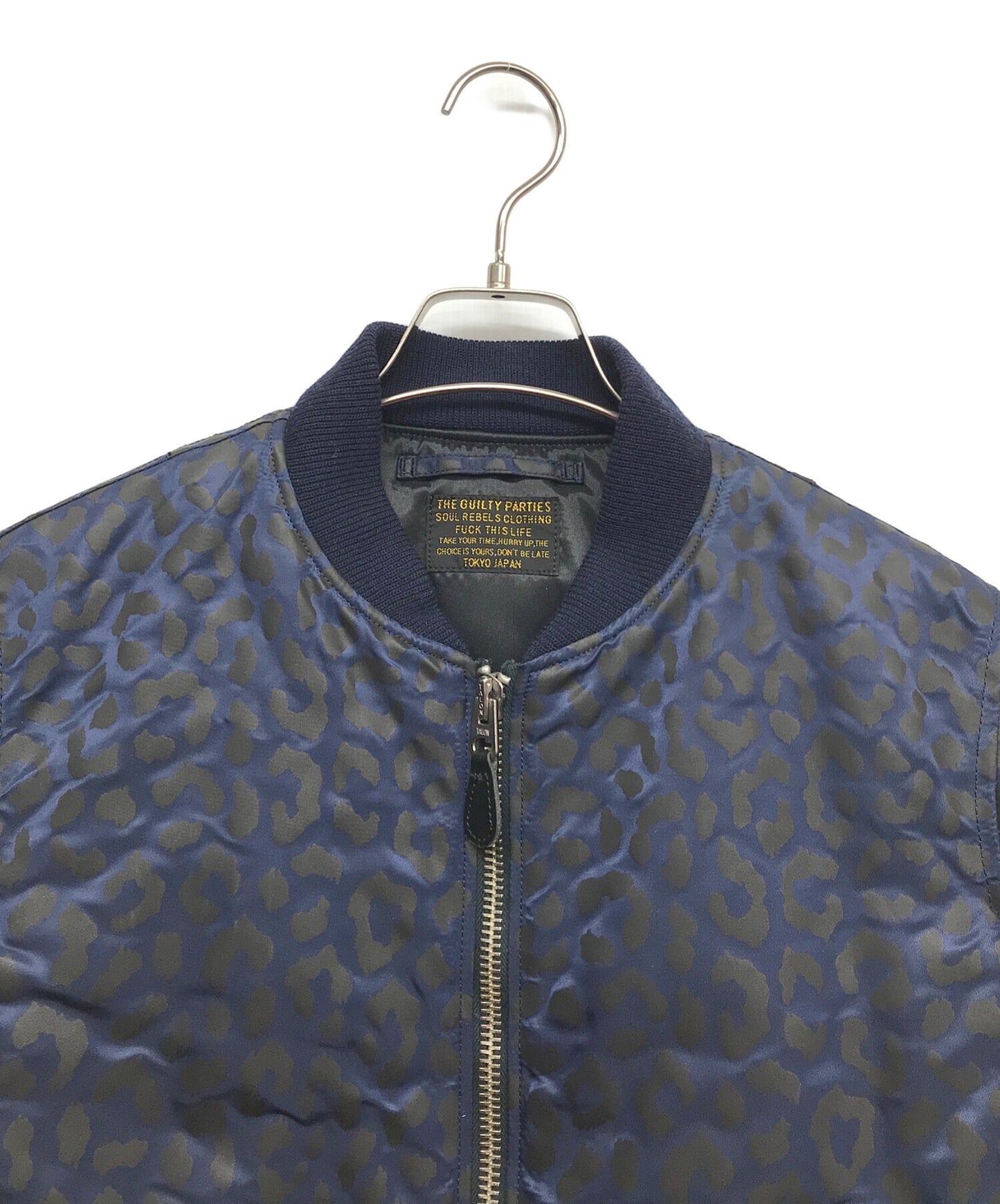 [Pre-owned] WACKO MARIA Leopard print MA-1 jacket MA-1 jacket jacket