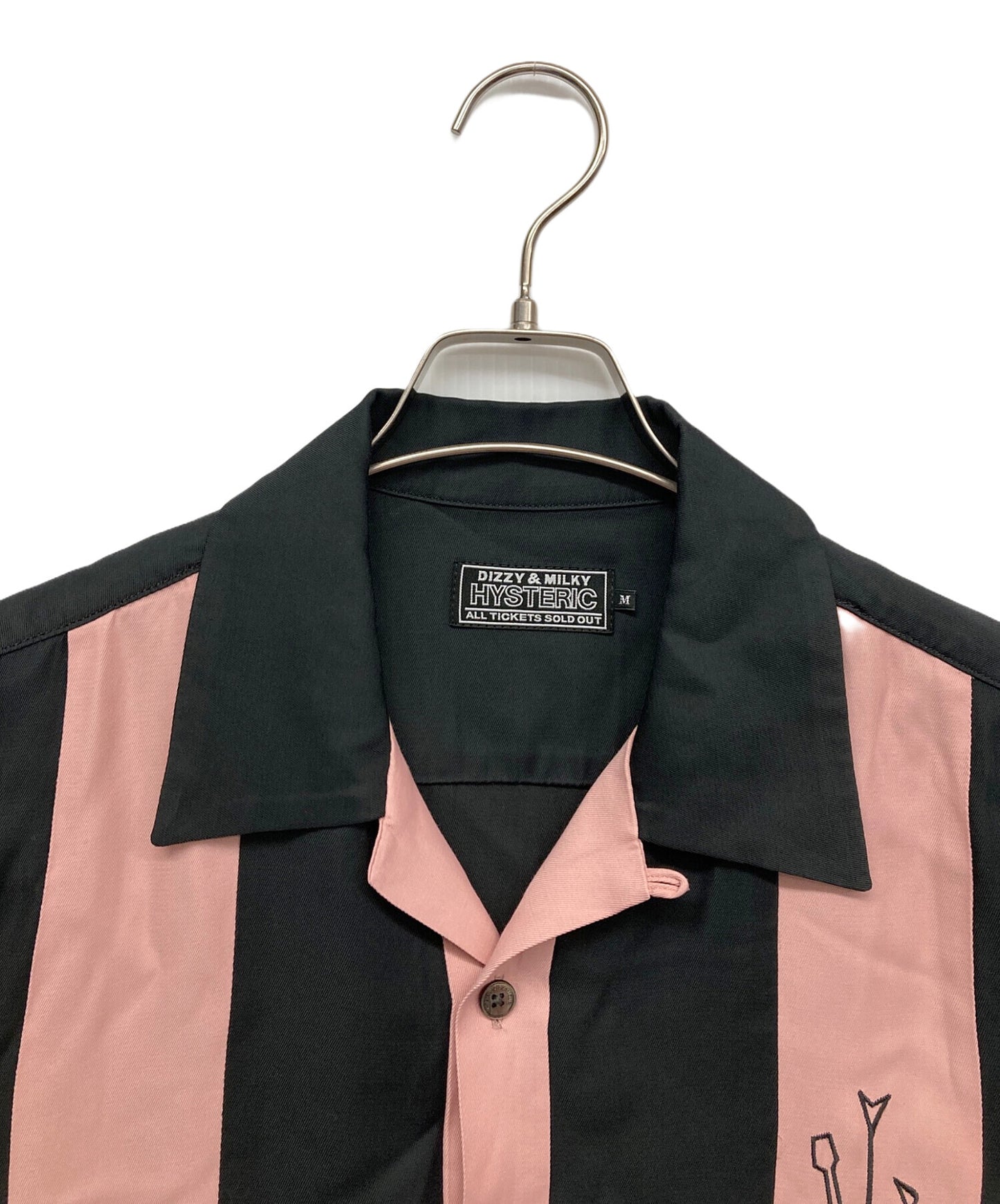 [Pre-owned] Hysteric Glamour 50'S MODERN embroidery open collar shirt colored shirt long sleeve shirt shirt 02243AH04