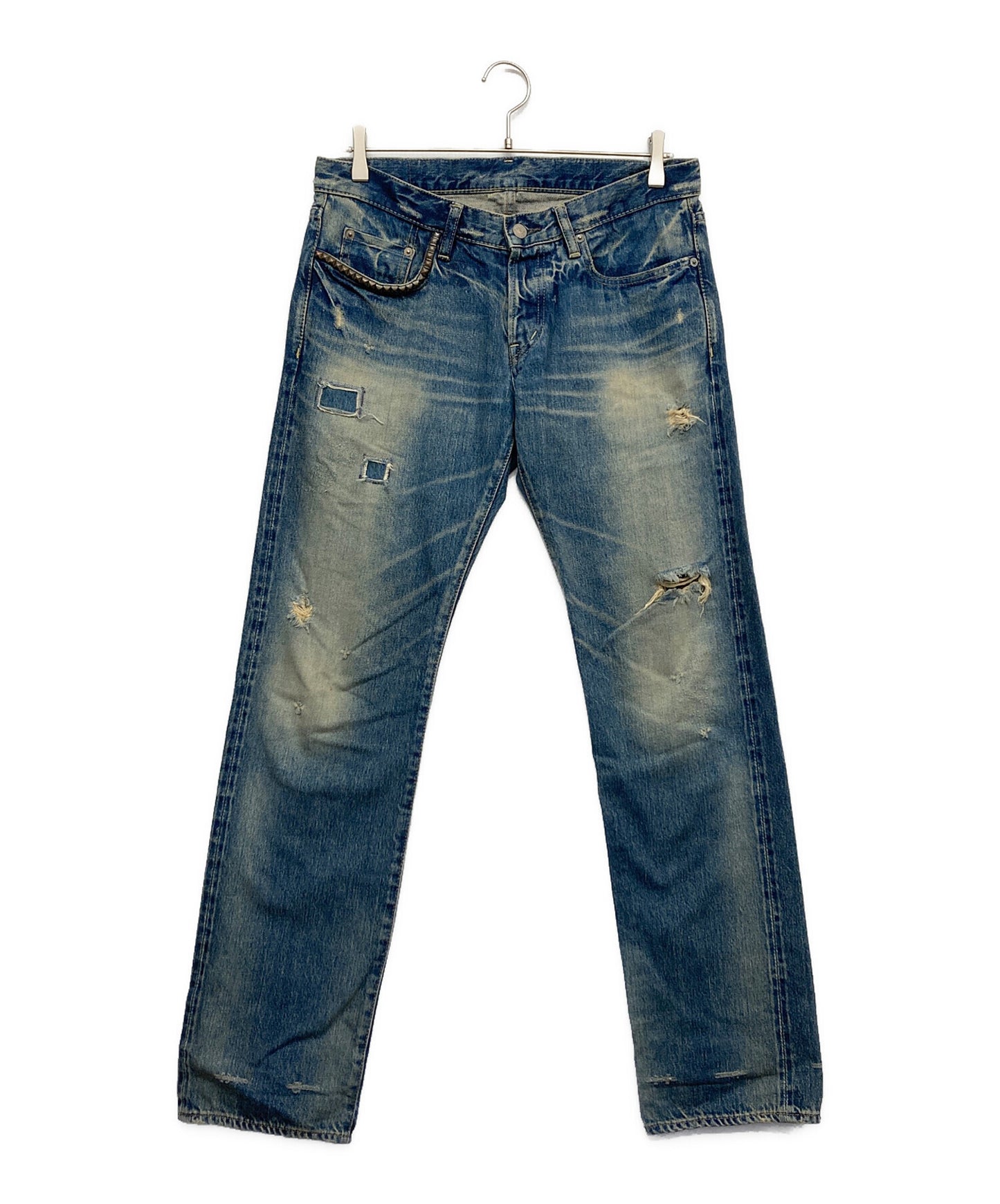 [Pre-owned] Hysteric Glamour Crushed Denim Pants Denim Pants Jeans 0292AP14