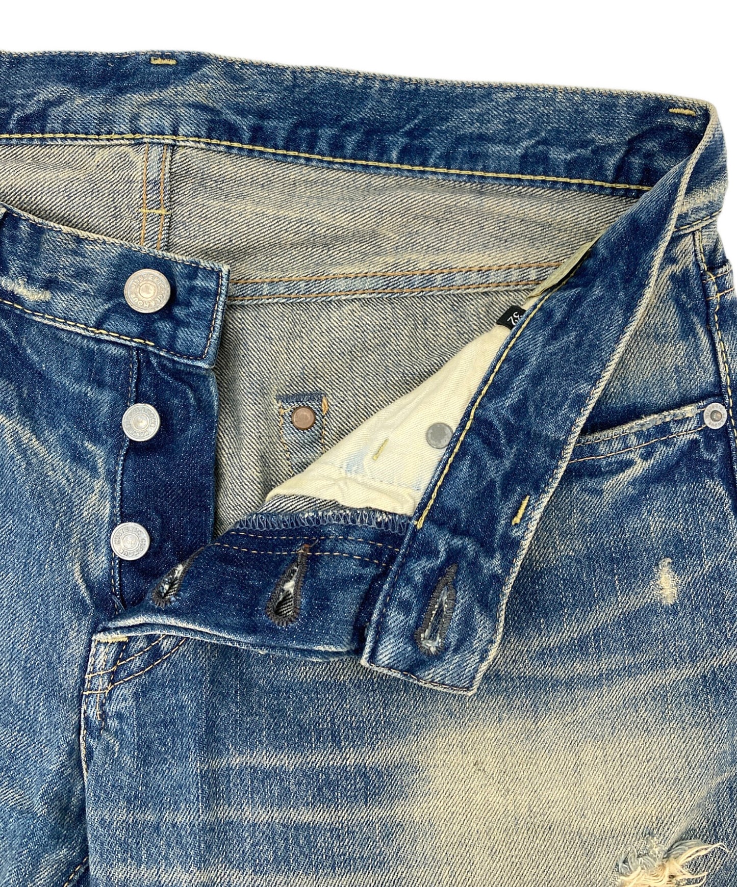 [Pre-owned] Hysteric Glamour Crushed Denim Pants Denim Pants Jeans 0292AP14