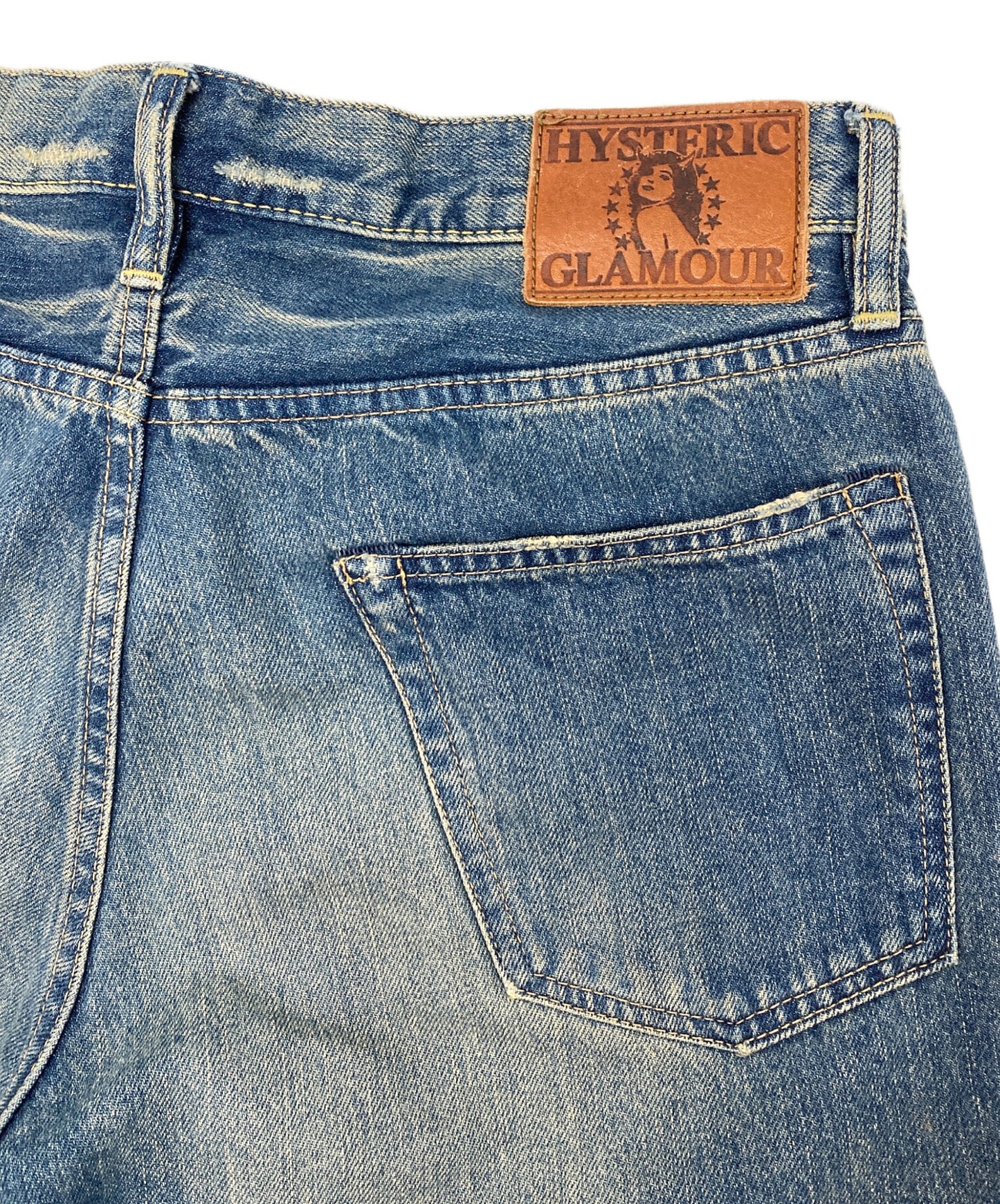 [Pre-owned] Hysteric Glamour Crushed Denim Pants Denim Pants Jeans 0292AP14