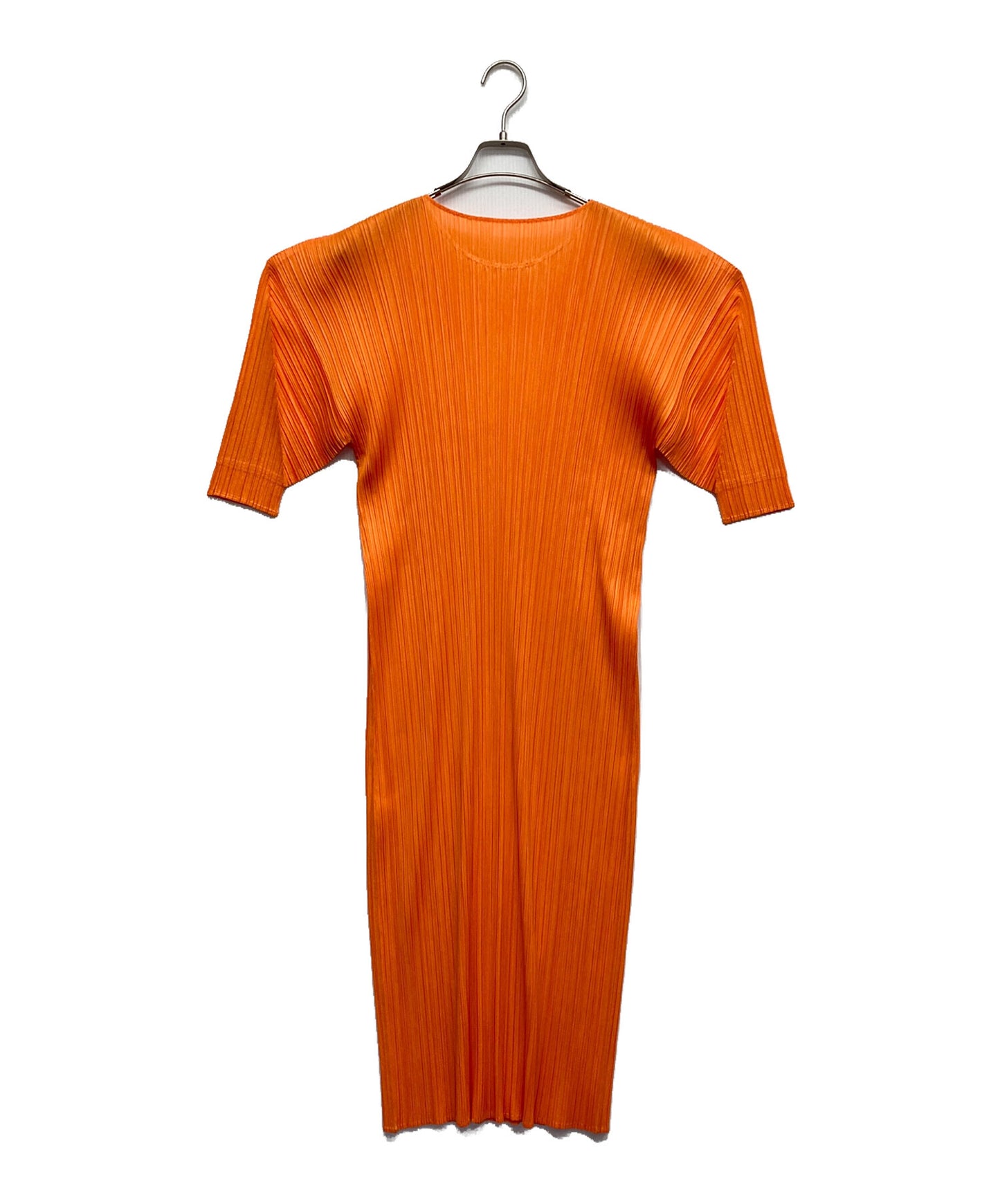 [Pre-owned] PLEATS PLEASE Pleated Short Sleeve Dress Short Sleeve Dress Dress Long Dress PP43JH116/3