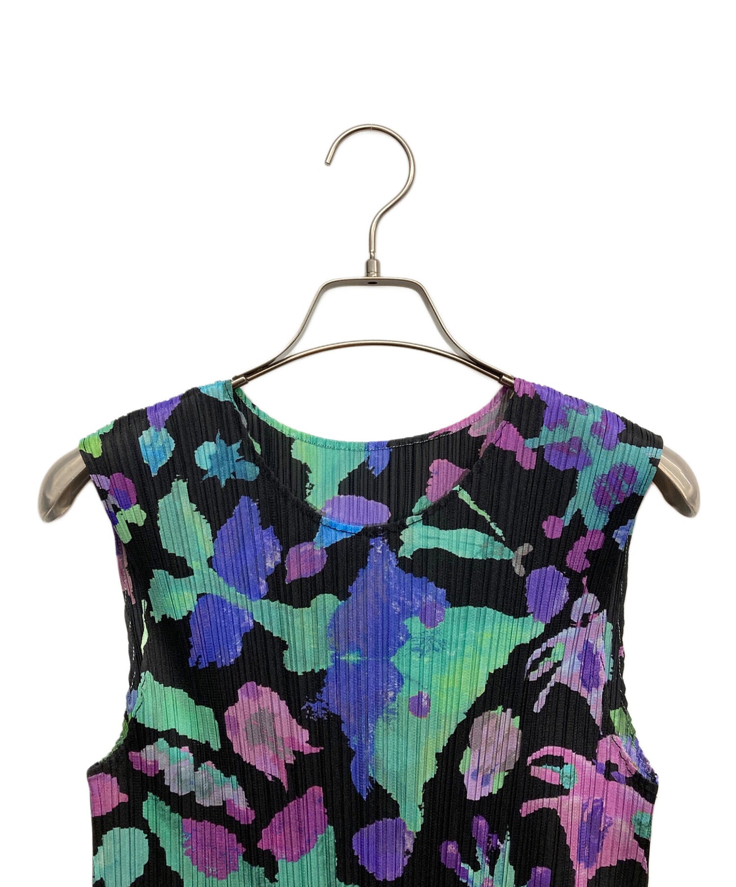 [Pre-owned] PLEATS PLEASE Side-zip all-over pleated dress Pleated dress Dress PP43JH693