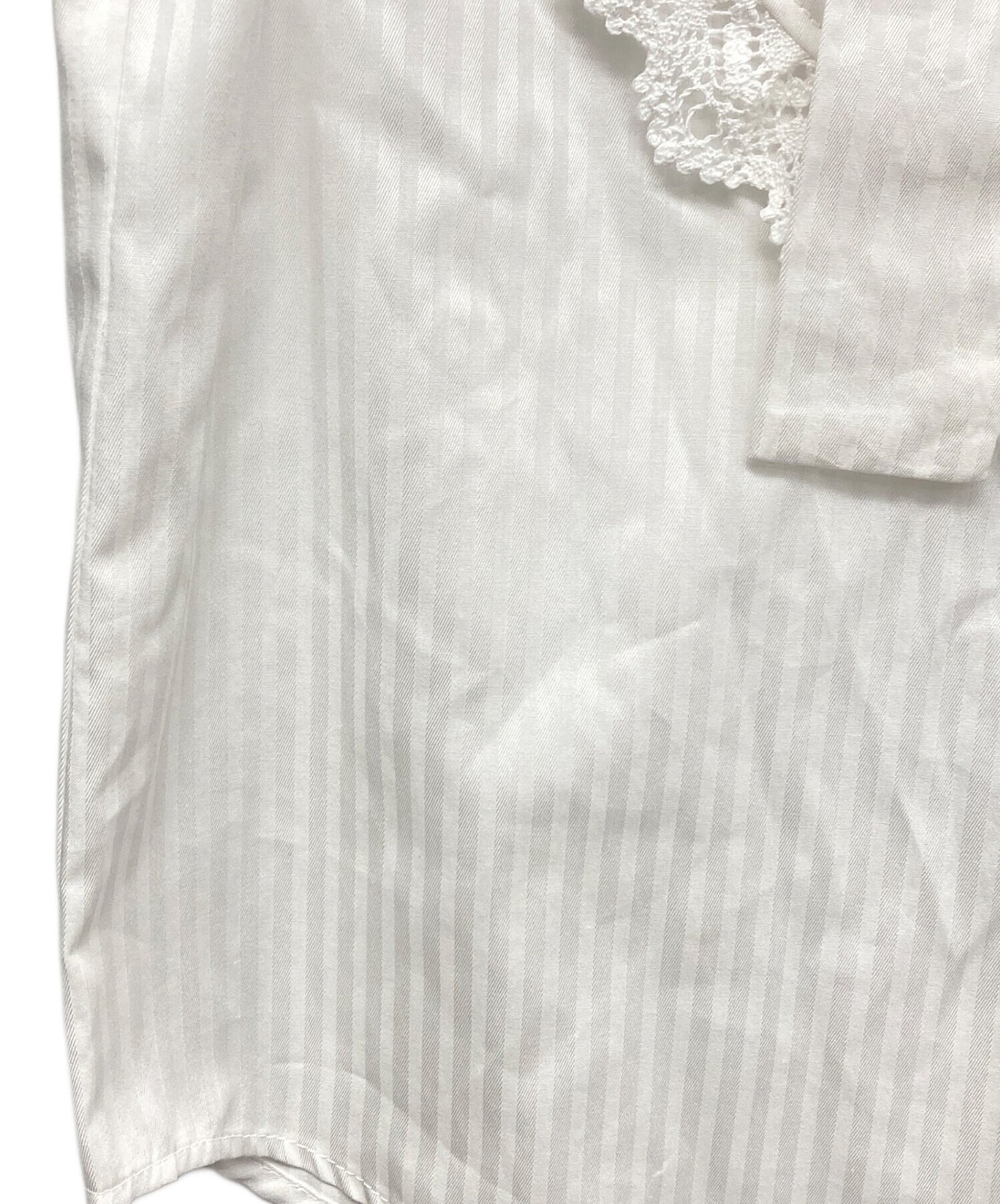 [Pre-owned] Vivienne Westwood Frilled Bow Tie Blouse Long Sleeve Shirt Long Sleeve Blouse Long Sleeve Shirt Blouse 16-11-832001-00