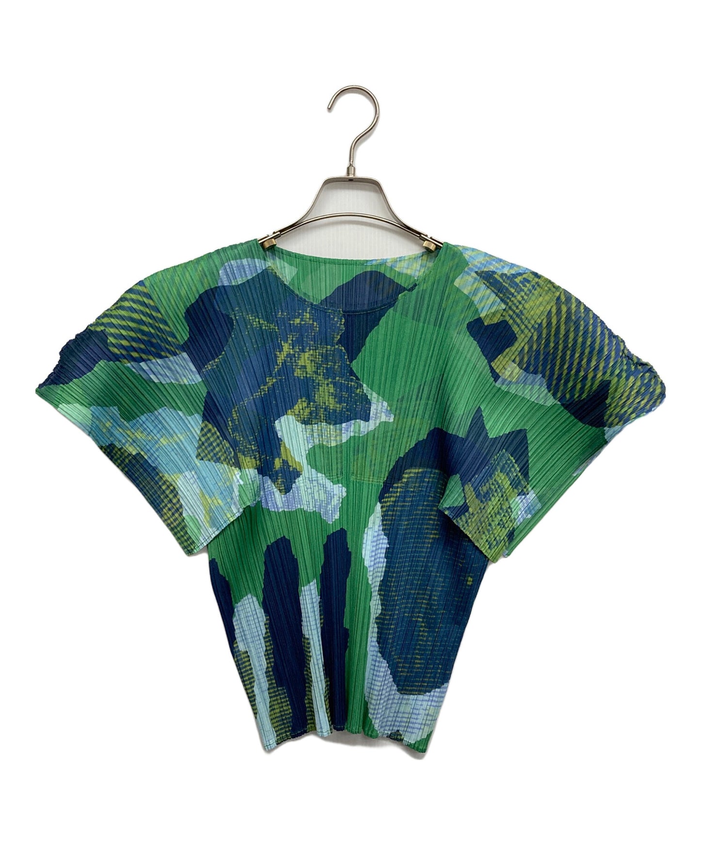 [Pre-owned] PLEATS PLEASE METEORITE Short-sleeved cut and sewn Short-sleeved cut and sewn PP43JK682