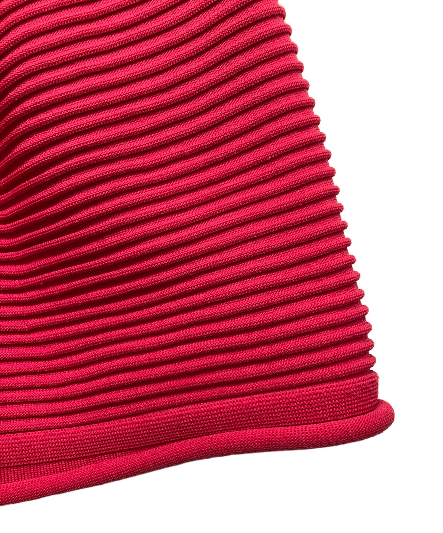 [Pre-owned] PLEATS PLEASE POWAN KNIT Modified High Neck Striped Knitwear Knit PP43KK811