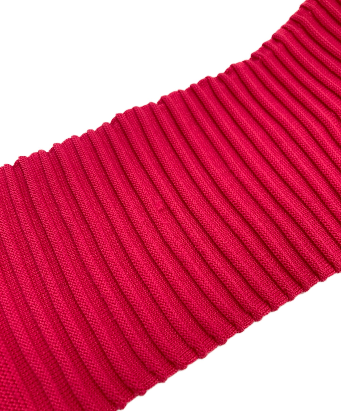[Pre-owned] PLEATS PLEASE POWAN KNIT Modified High Neck Striped Knitwear Knit PP43KK811