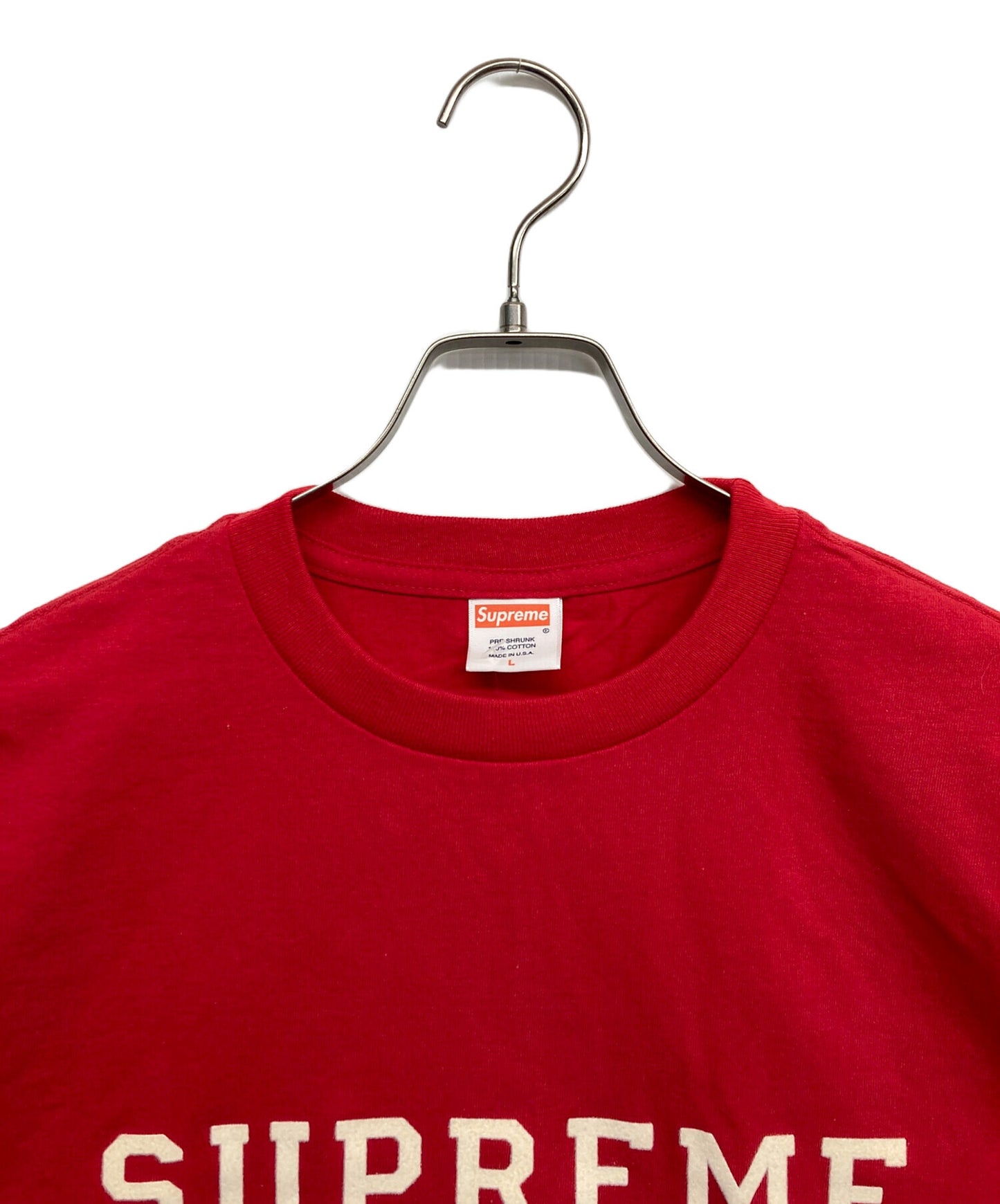 [Pre-owned] SUPREME Logo T-shirt T-shirt Short Sleeve Short Sleeve Cut and Sewn Cut and Sewn