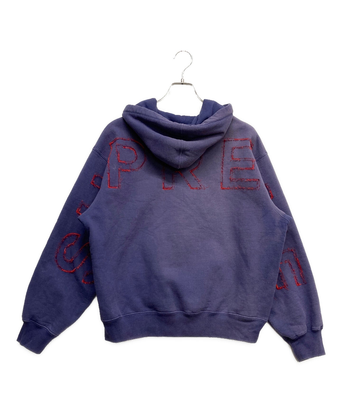 [Pre-owned] SUPREME Frayed Hooded Sweatshirt Parka
