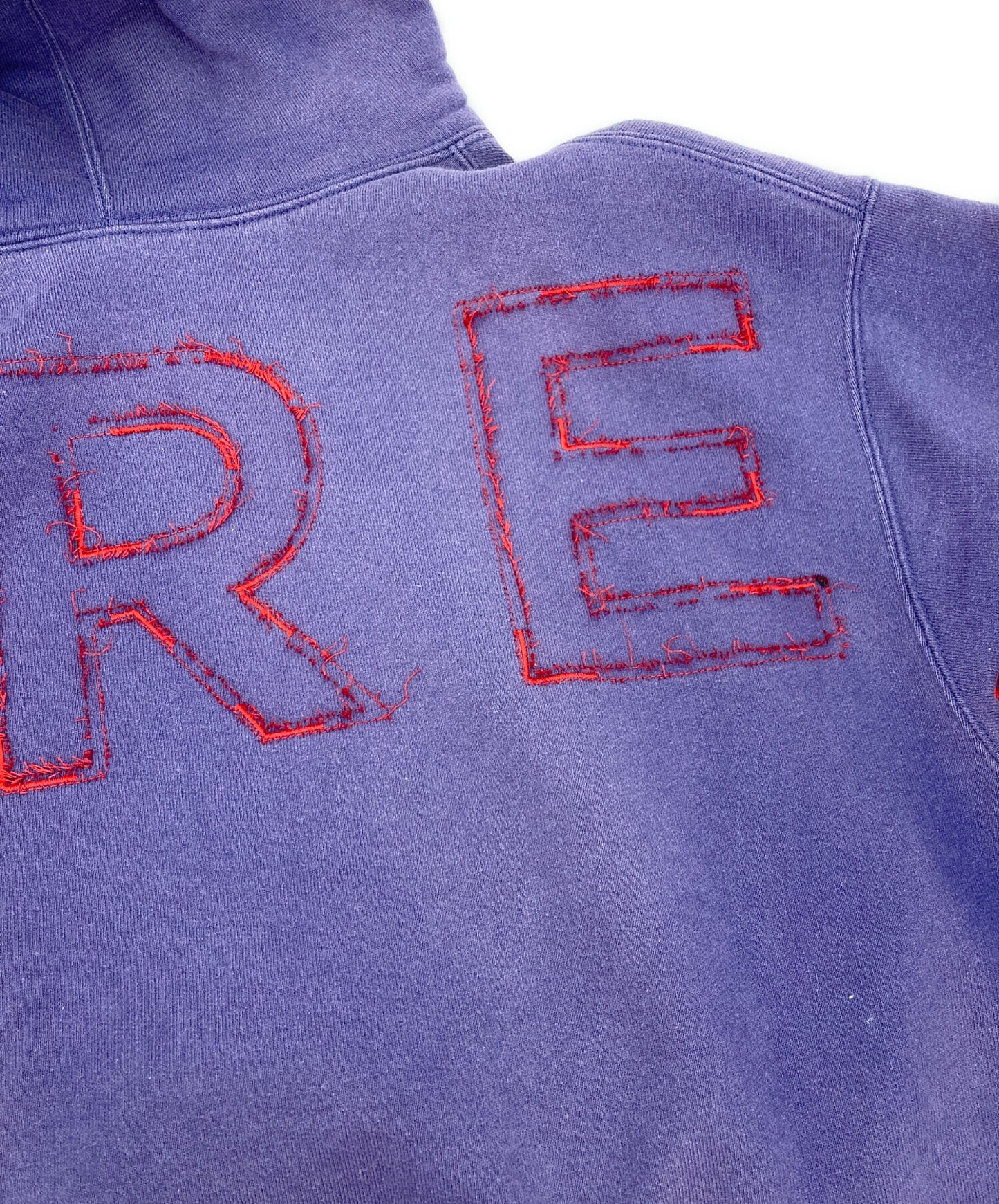 [Pre-owned] SUPREME Frayed Hooded Sweatshirt Parka