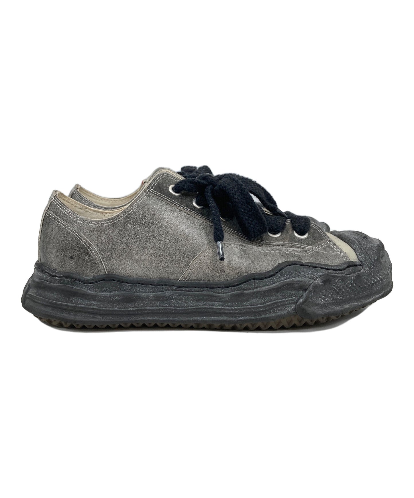[Pre-owned] Maison MIHARA YASUHIRO HANK OG Sole Silicon Coating Canvas Low-top Sneaker HANK OG Sole Silicon Coating Canvas Low-top Sneaker Sneakers Shoes A12FW726