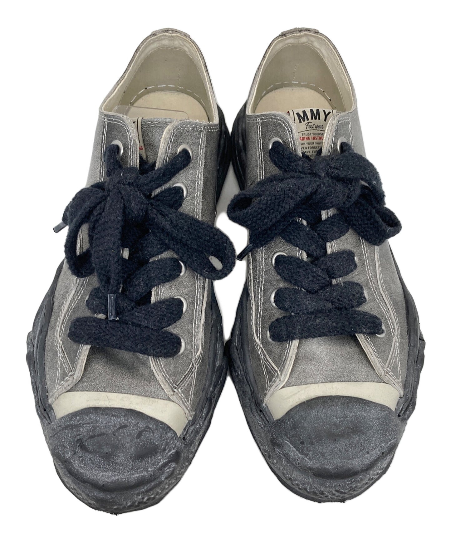 [Pre-owned] Maison MIHARA YASUHIRO HANK OG Sole Silicon Coating Canvas Low-top Sneaker HANK OG Sole Silicon Coating Canvas Low-top Sneaker Sneakers Shoes A12FW726