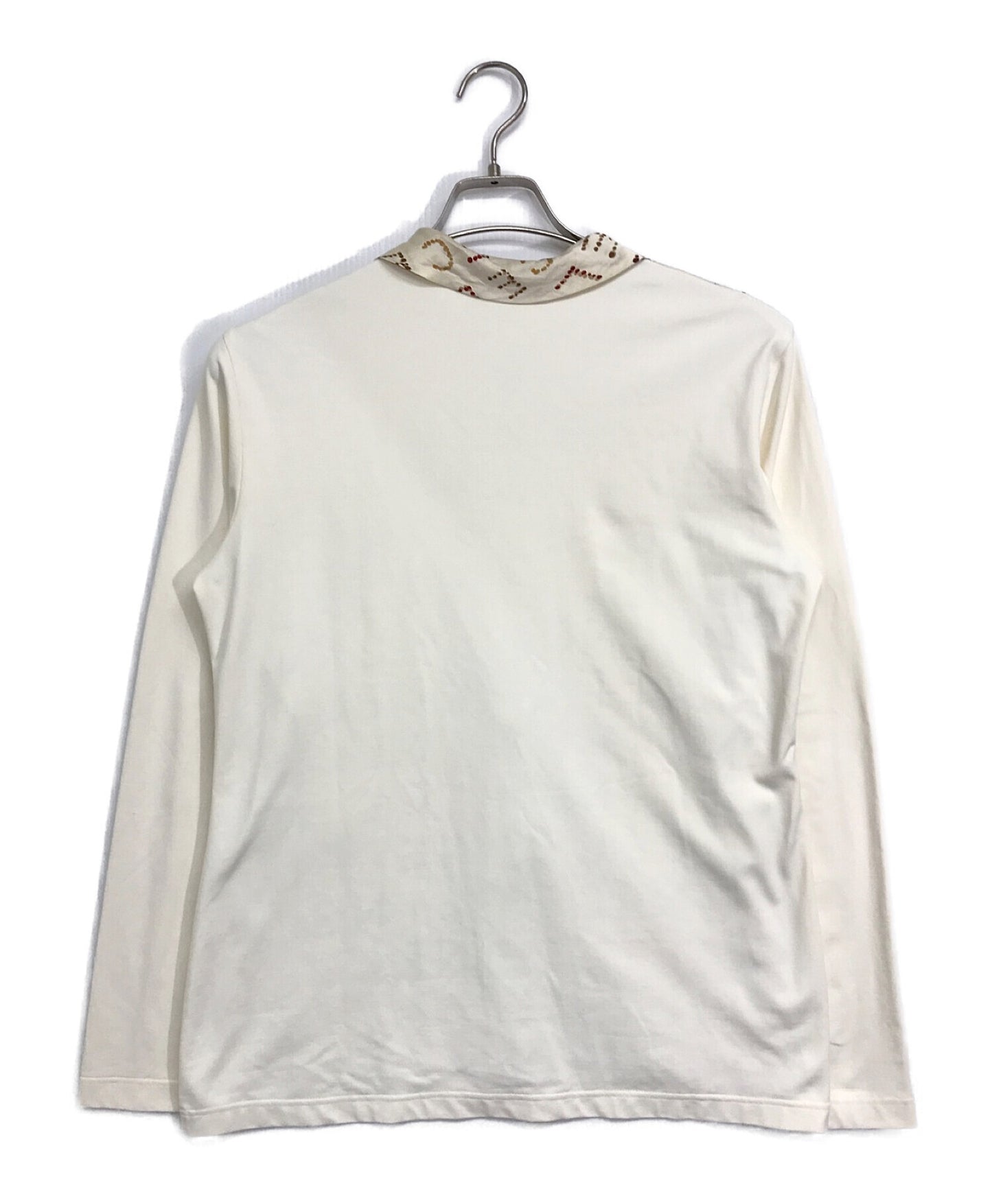 [Pre-owned] CELINE Cutout Logo Silk Shirt