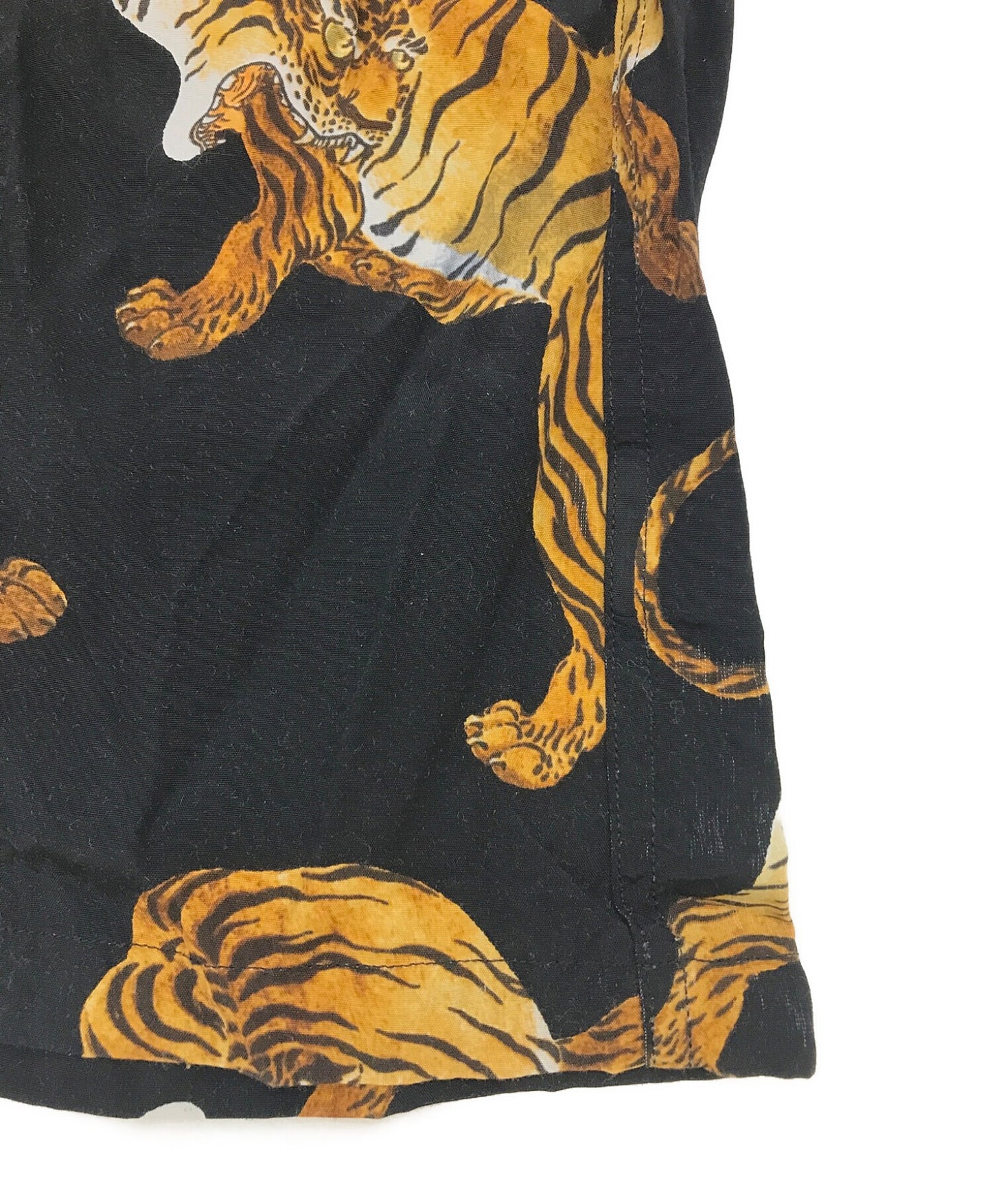 [Pre-owned] WACKO MARIA Tiger Pattern HAWAIIAN SHIRT S/S / Tiger / Standard / Open Collar / Aloha Shirt / Total Pattern 20fwe-wms-hi01