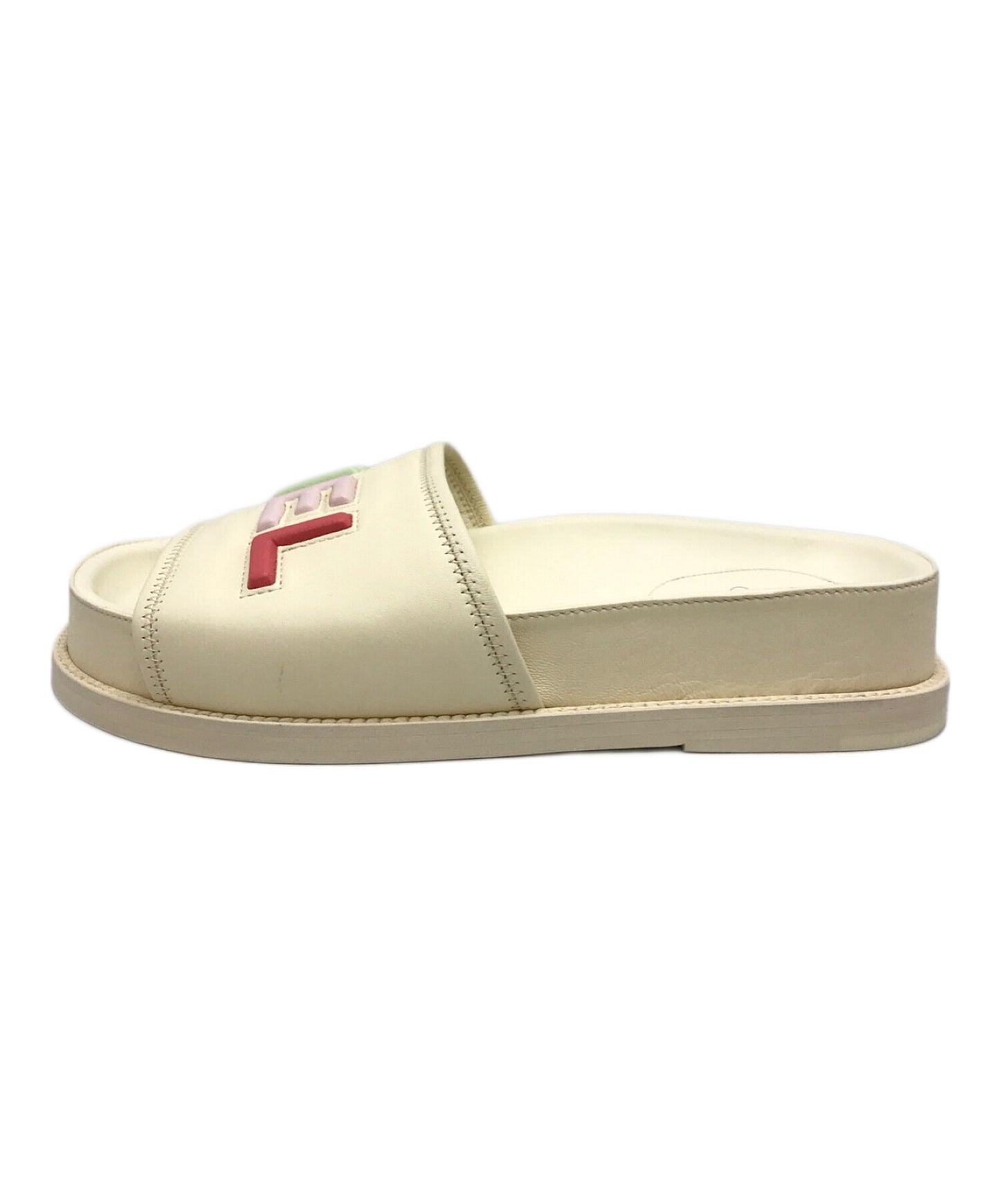 [Pre-owned] CHANEL Leather multicolor logo sandals / logo / leather / popular / standard G38933