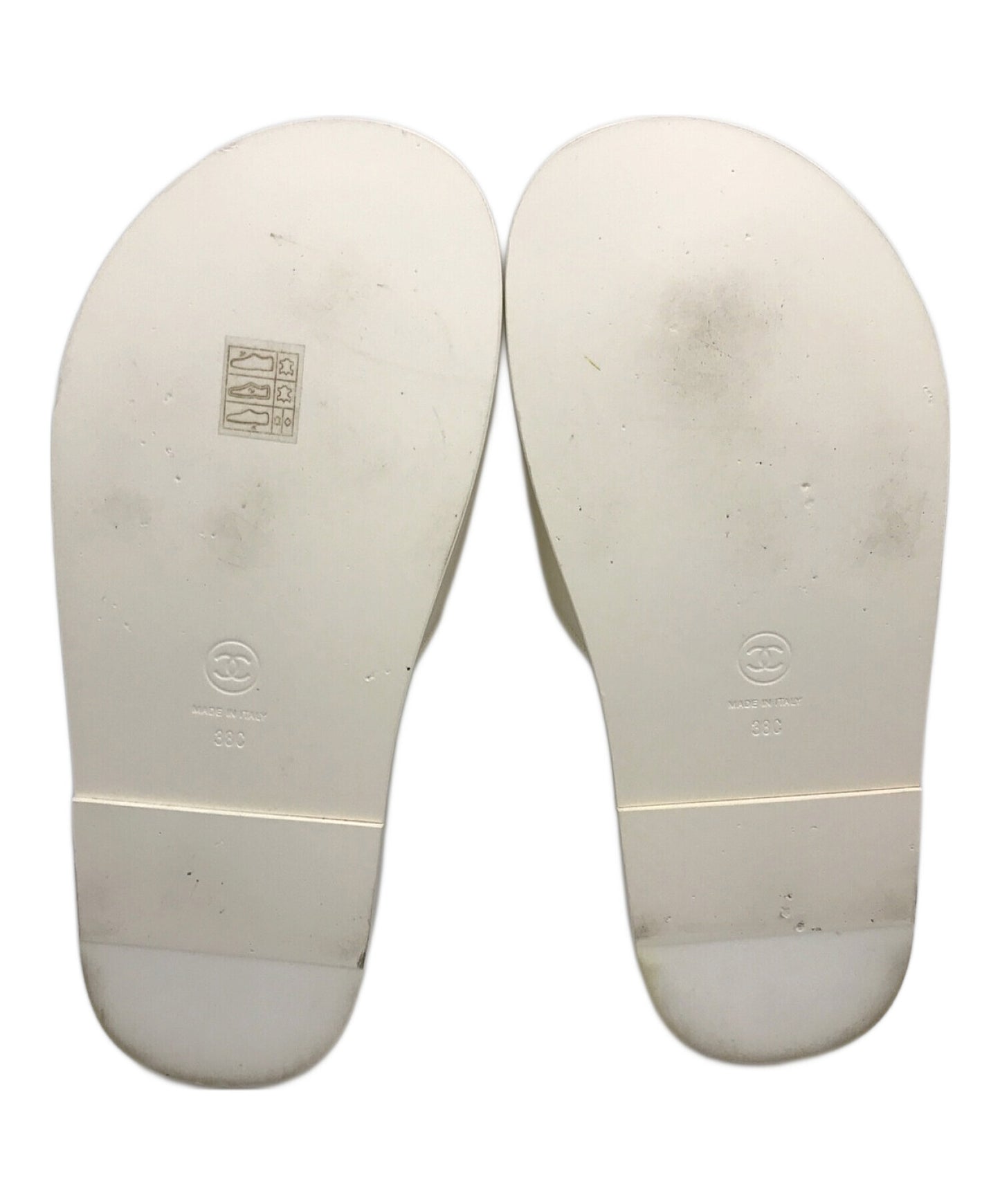 [Pre-owned] CHANEL Leather multicolor logo sandals / logo / leather / popular / standard G38933