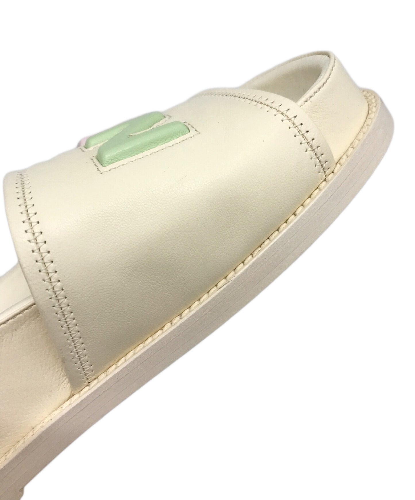 [Pre-owned] CHANEL Leather multicolor logo sandals / logo / leather / popular / standard G38933