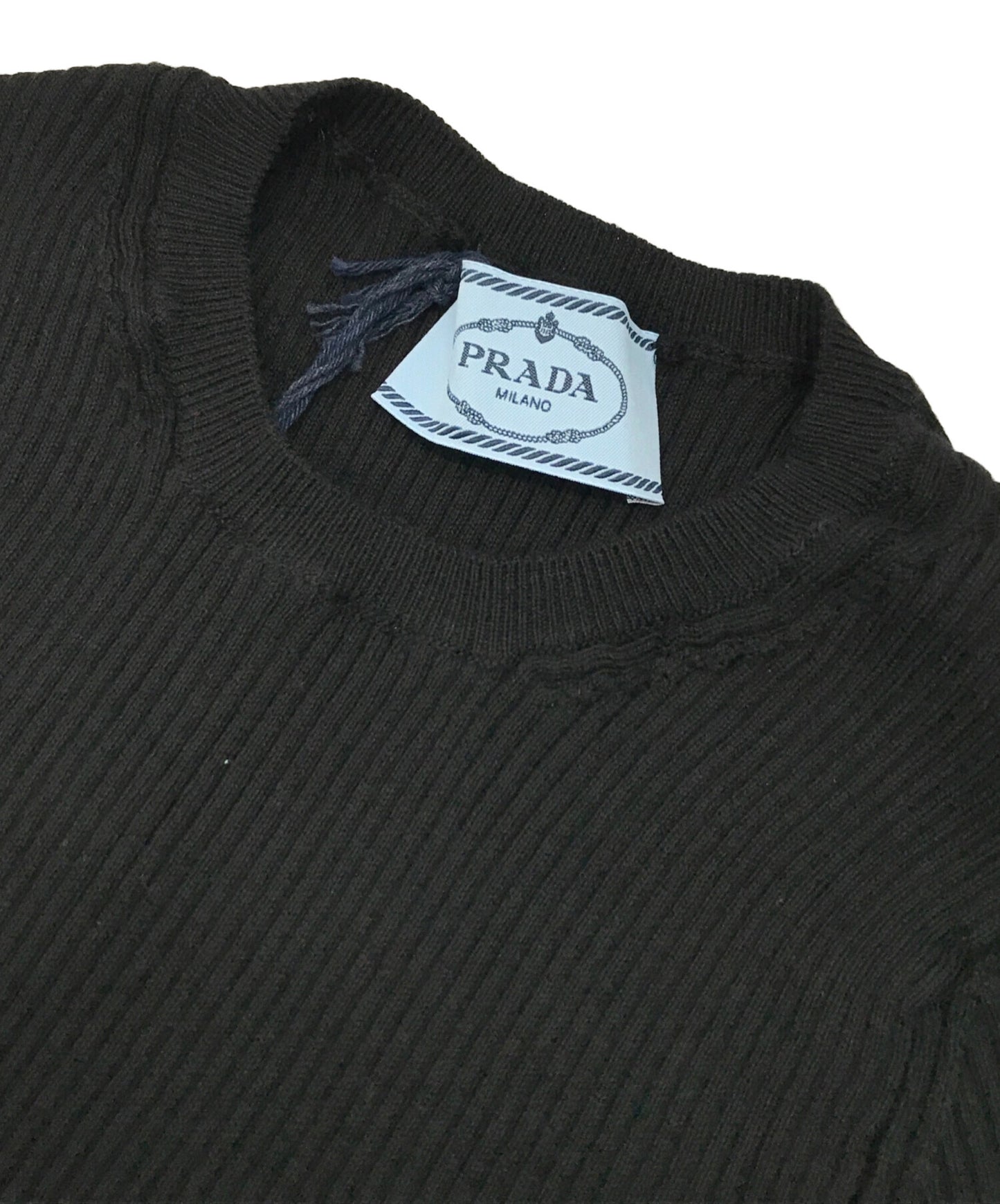[Pre-owned] PRADA Cotton rib knit DNA964