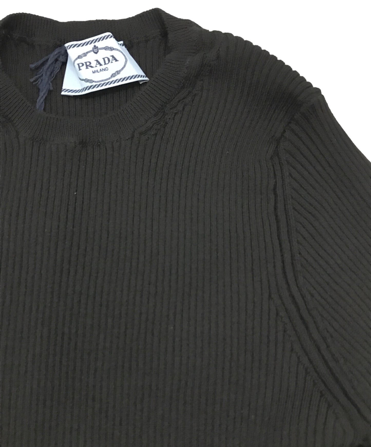 [Pre-owned] PRADA Cotton rib knit DNA964