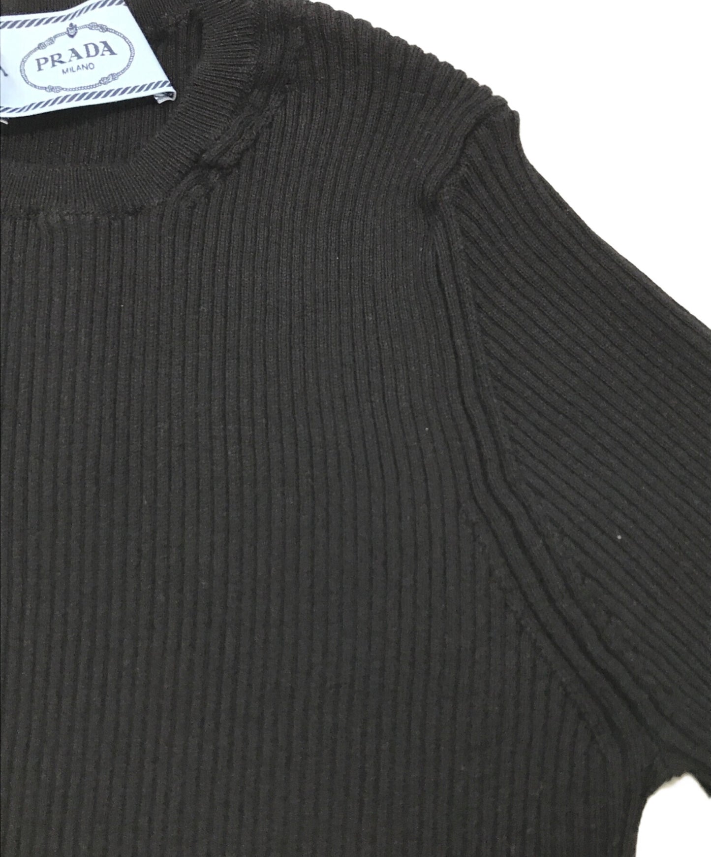 [Pre-owned] PRADA Cotton rib knit DNA964