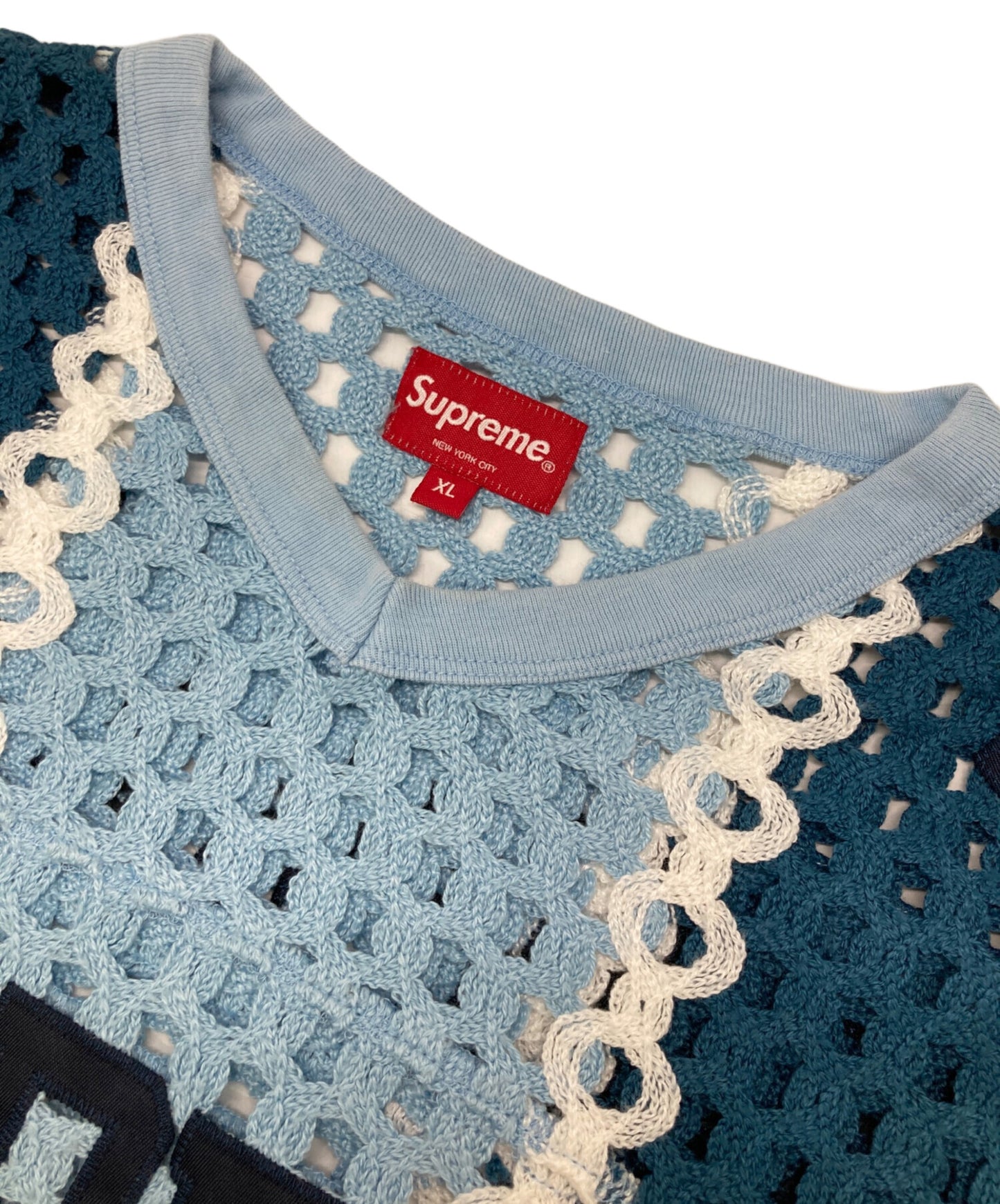 [Pre-owned] SUPREME Crochet Football Jersey