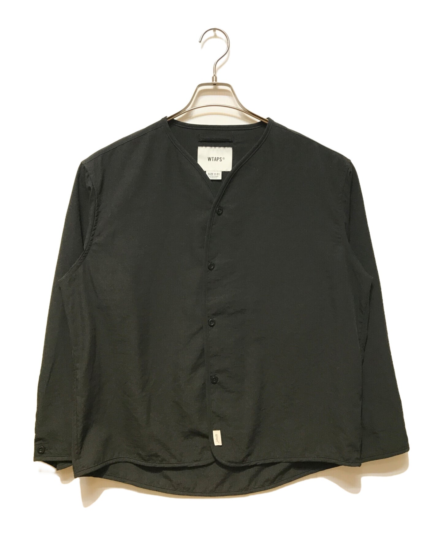 [Pre-owned] WTAPS Collarless long-sleeved shirt 241CWDT-SHM06