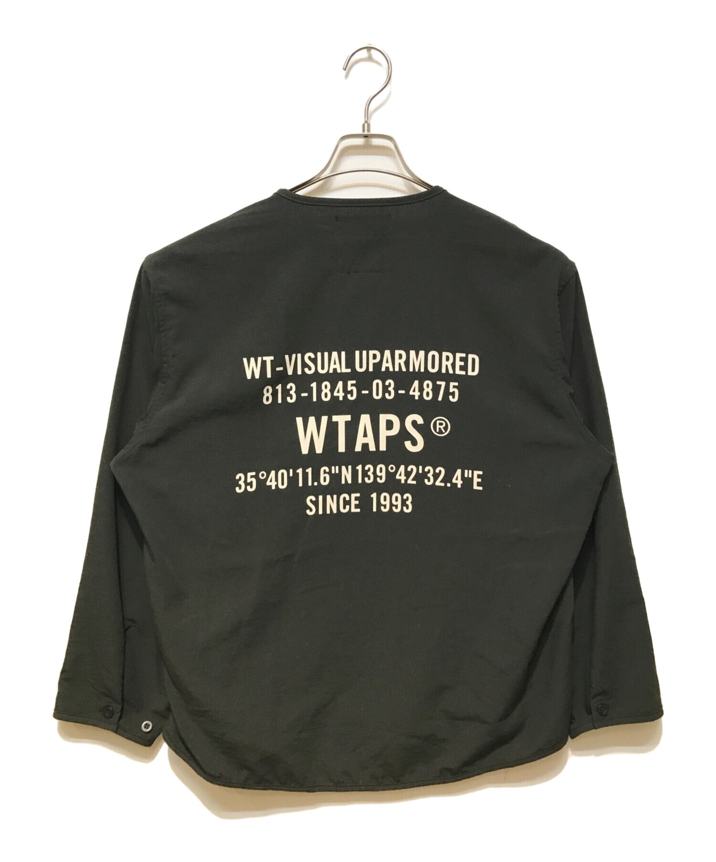 [Pre-owned] WTAPS Collarless long-sleeved shirt 241CWDT-SHM06