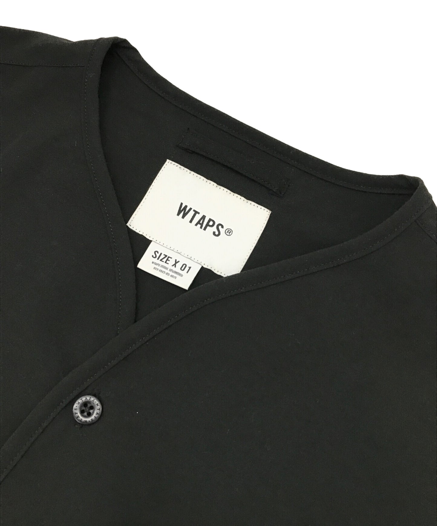 [Pre-owned] WTAPS Collarless long-sleeved shirt 241CWDT-SHM06