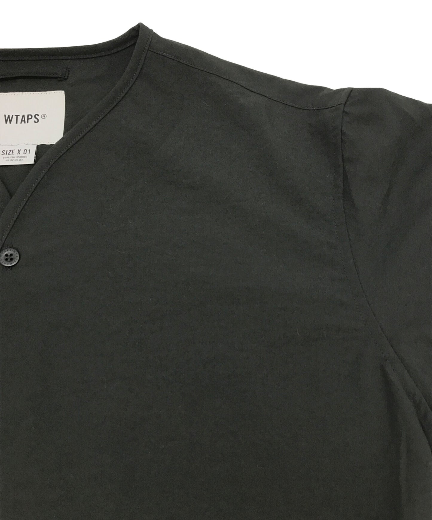 [Pre-owned] WTAPS Collarless long-sleeved shirt 241CWDT-SHM06