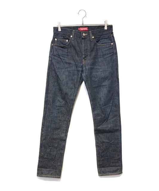 [Pre-owned] SUPREME rigid slim jeans