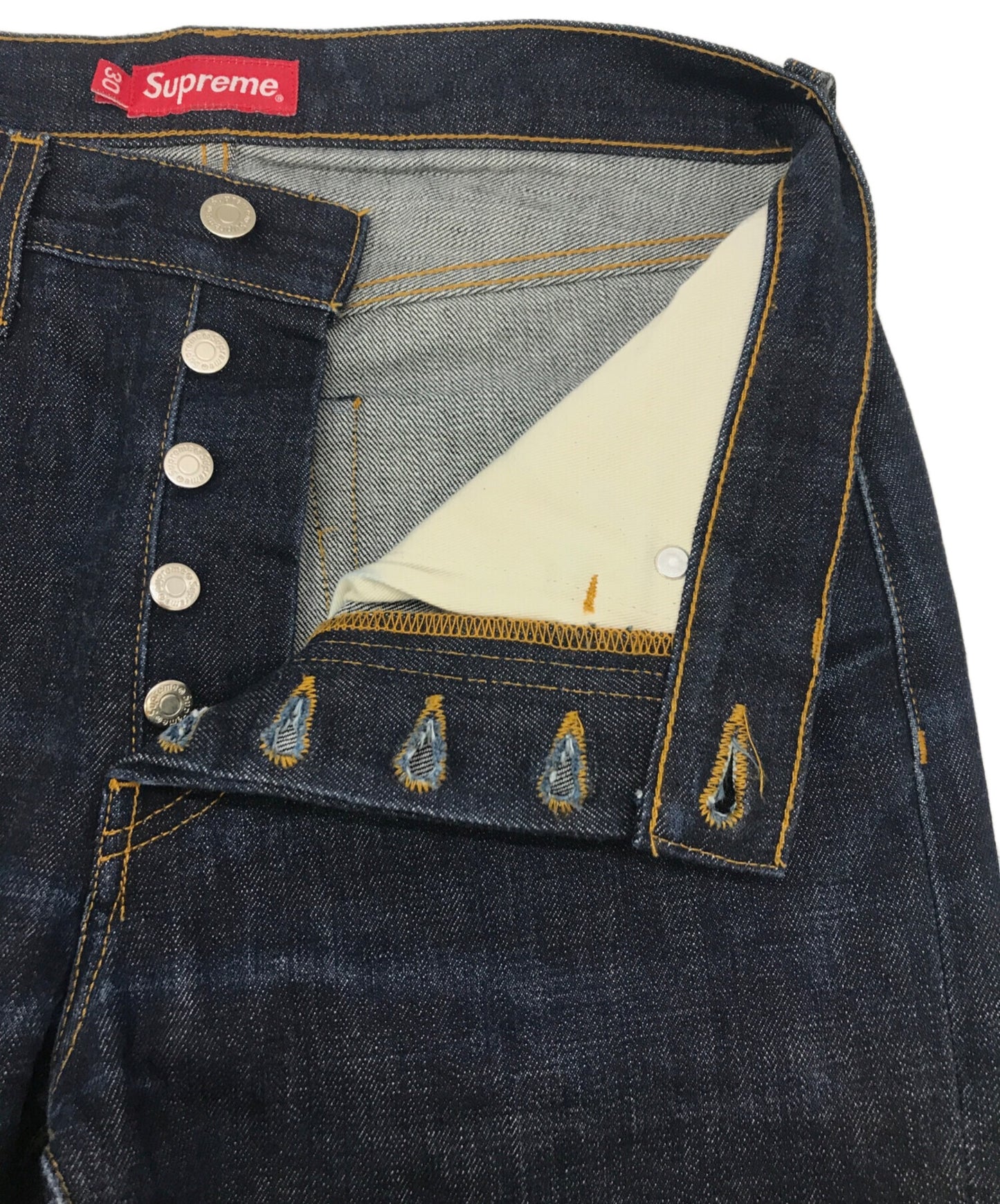 [Pre-owned] SUPREME rigid slim jeans