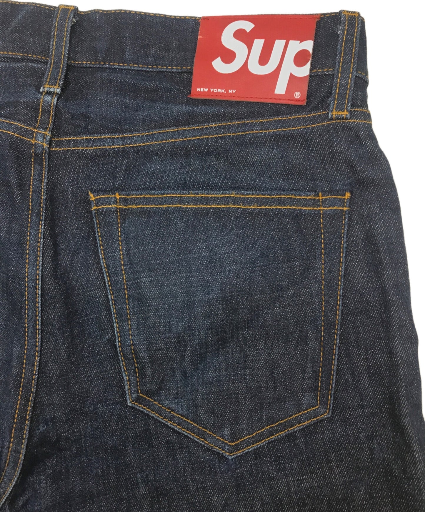 [Pre-owned] SUPREME rigid slim jeans