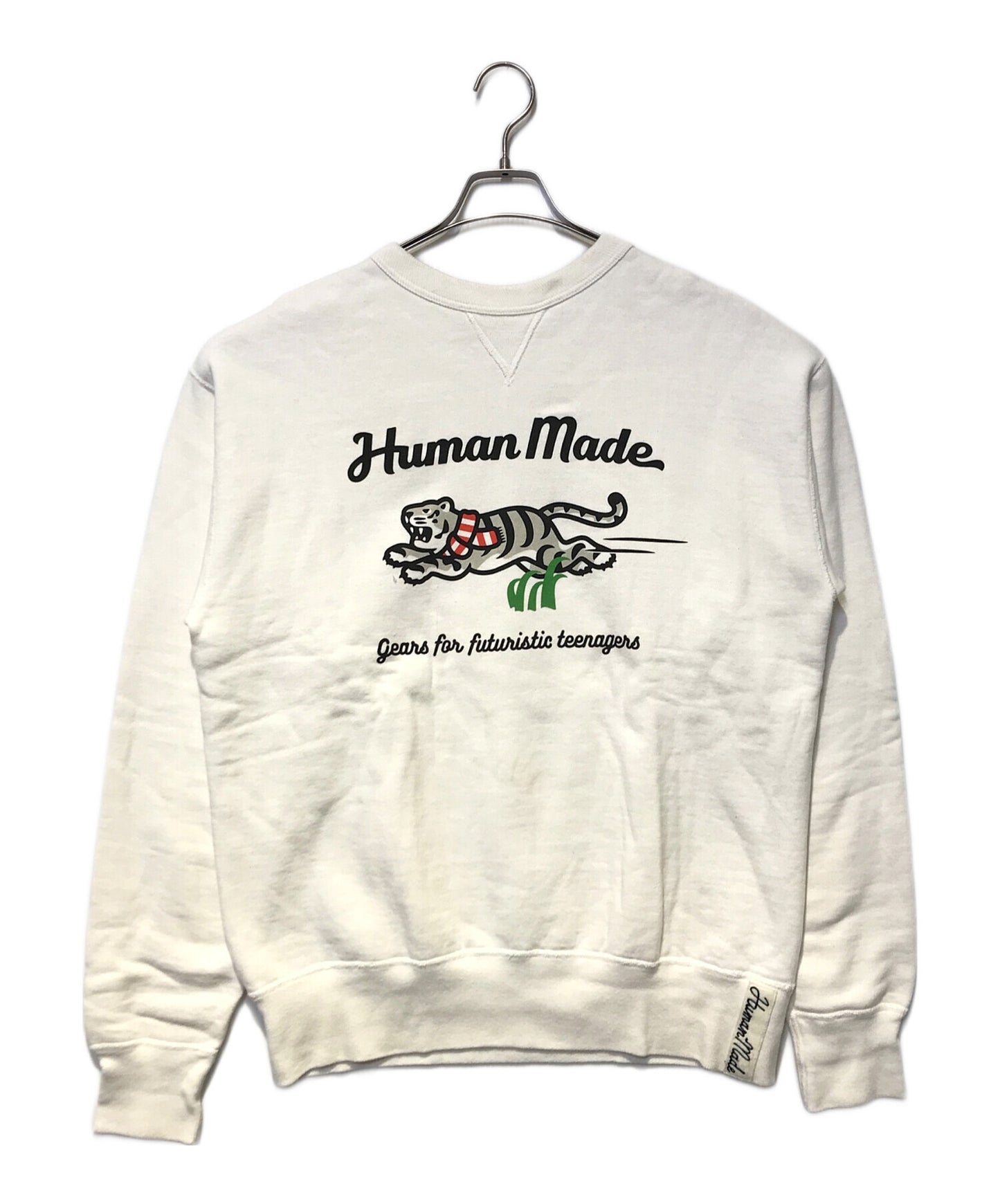 [Pre-owned] HUMAN MADE White Tiger Tsuriami Sweatshirt