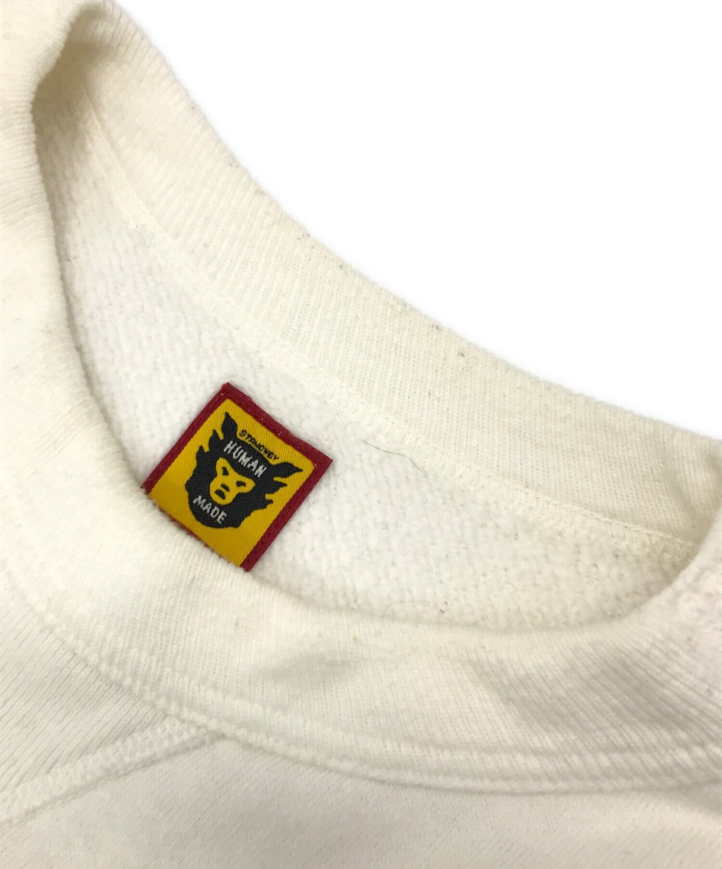 [Pre-owned] HUMAN MADE White Tiger Tsuriami Sweatshirt