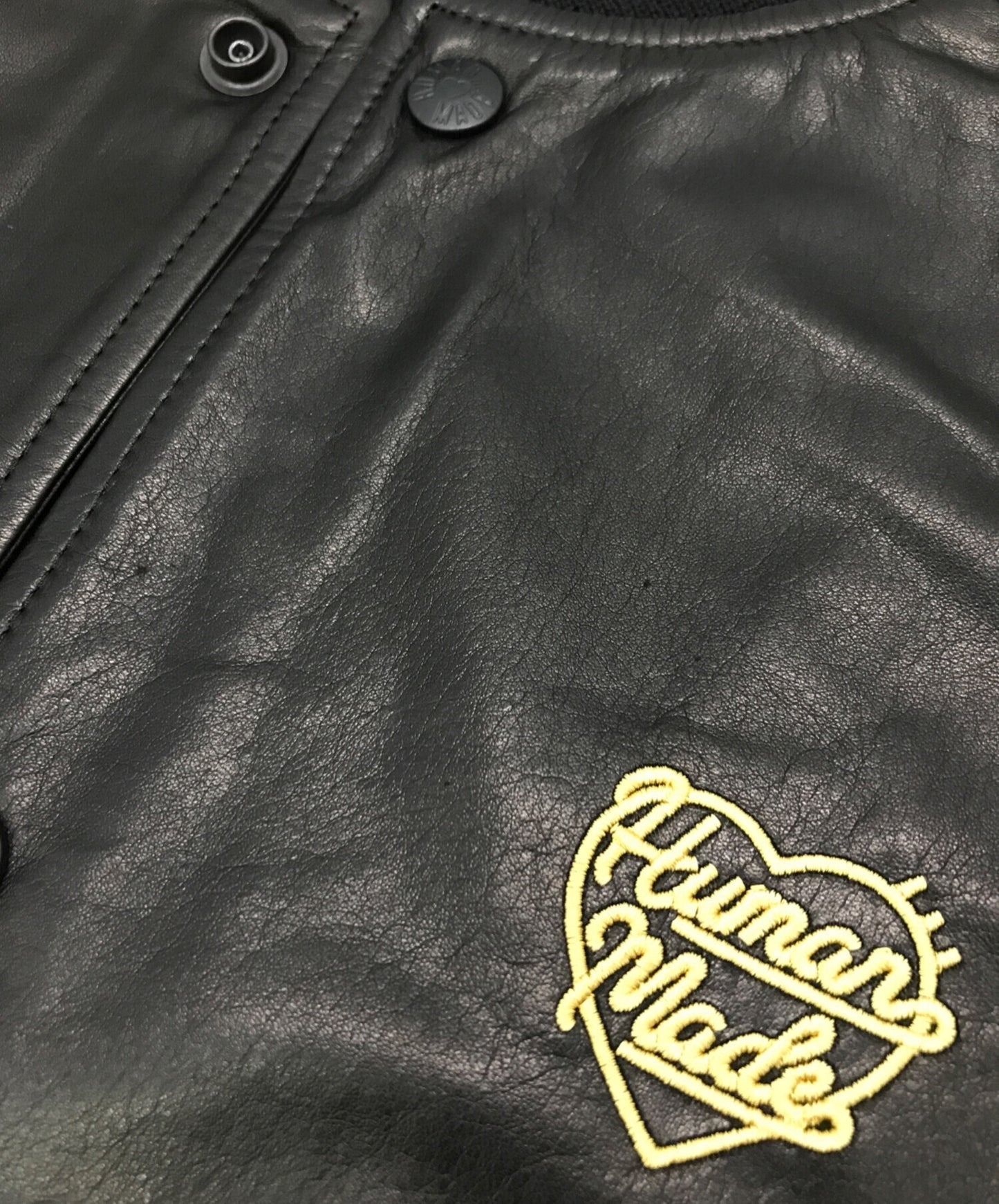 [Pre-owned] HUMAN MADE Leather Track Jacket HM27JK020